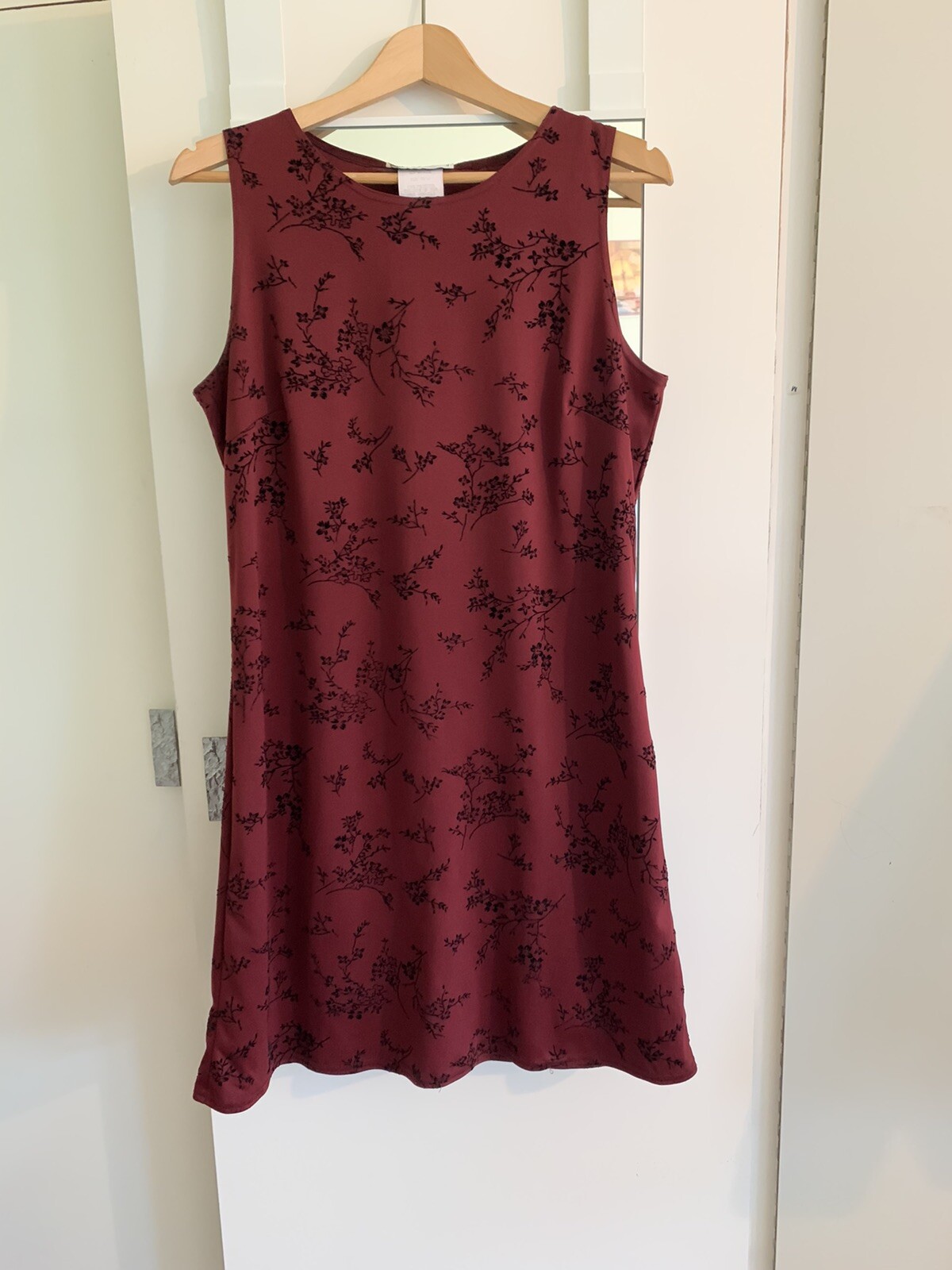 Velvet Motif Mini Dress S-M