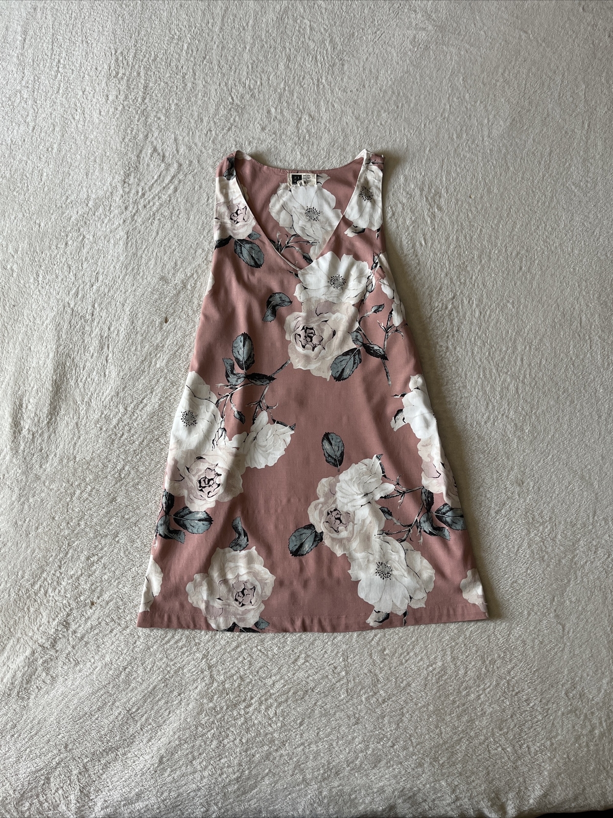 Lira Pink Floral Mini Dress Size Xsmall