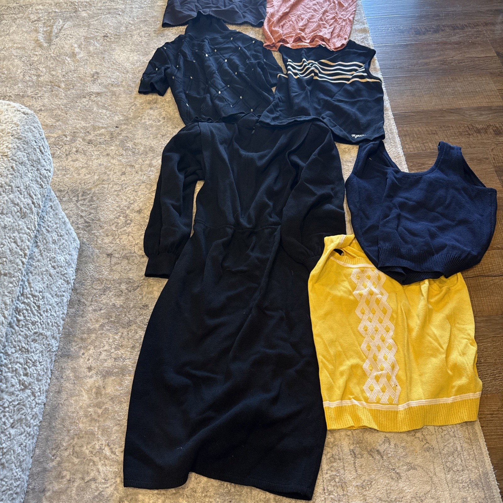 Group Lot Of St.john Knit Clothes Assorted Dress Tops Etc