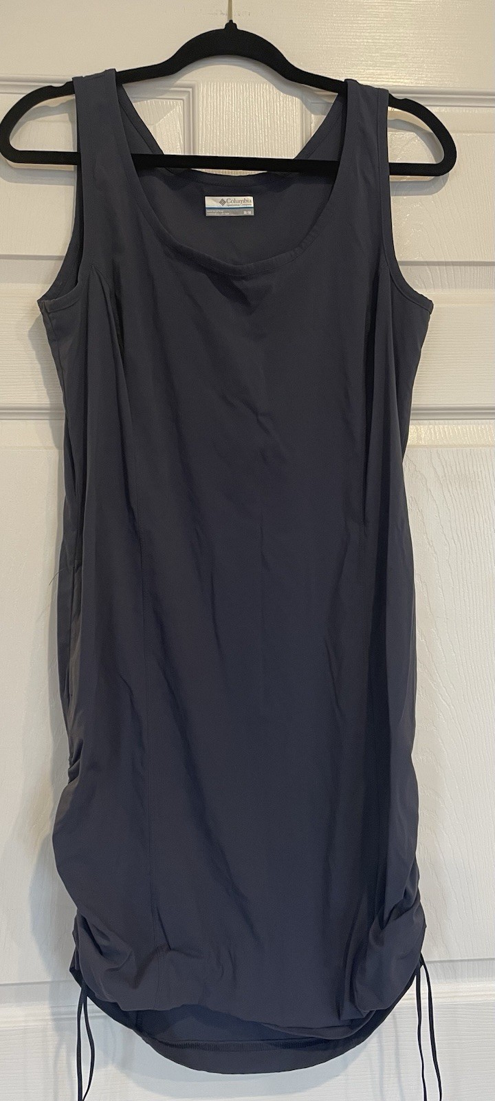 Women’s Colombia Anytime Casual Dress Lightweight Pockets Cinched Sides Medium
