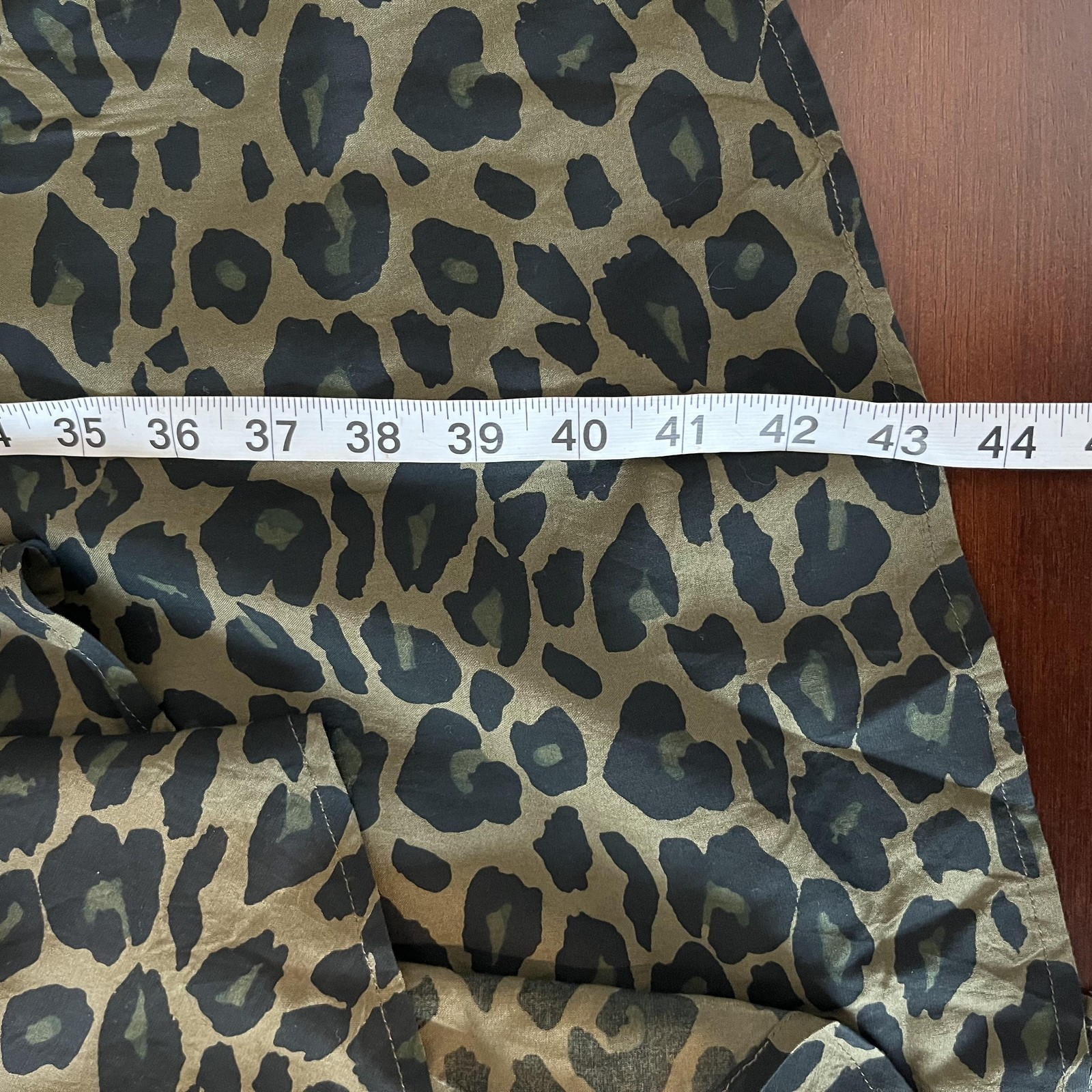 Beachlunchlounge Dress Womens Small Green Jungle Anais Leopard Midi Sleeveless
