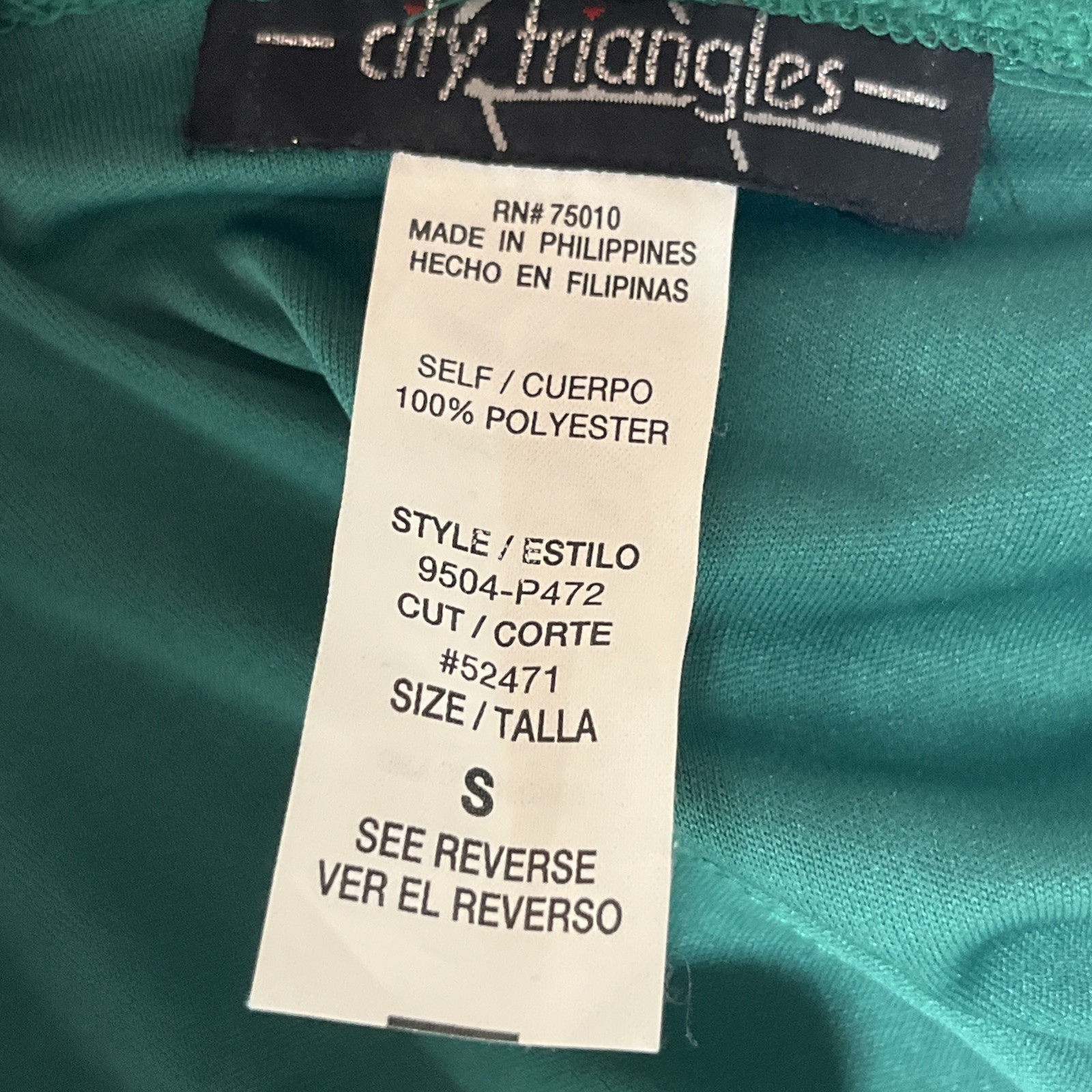 City Triangles Halter Gown S Emerald Green Sparkle Satin Fairy Mermaid Prom Y2K