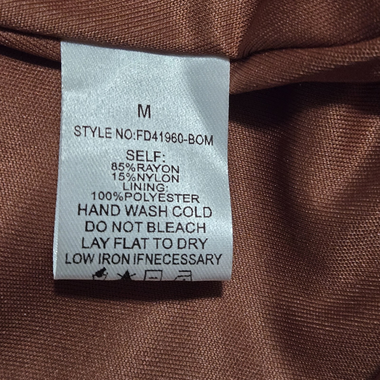 Bohme Maxi Dress Womens Sz Medium Rust Copper Bohemian Romantic