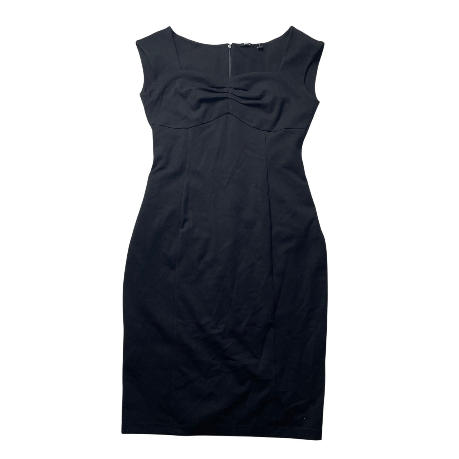 Betabrand Black Sheath Dress Sleeveless Sz Large Career Office Professional