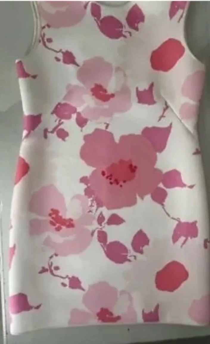 $1895 MORE THAN 90% !! OFF VICTORIA BECKHAM COCKTAIL DRESS SZ UK 14 US 10
