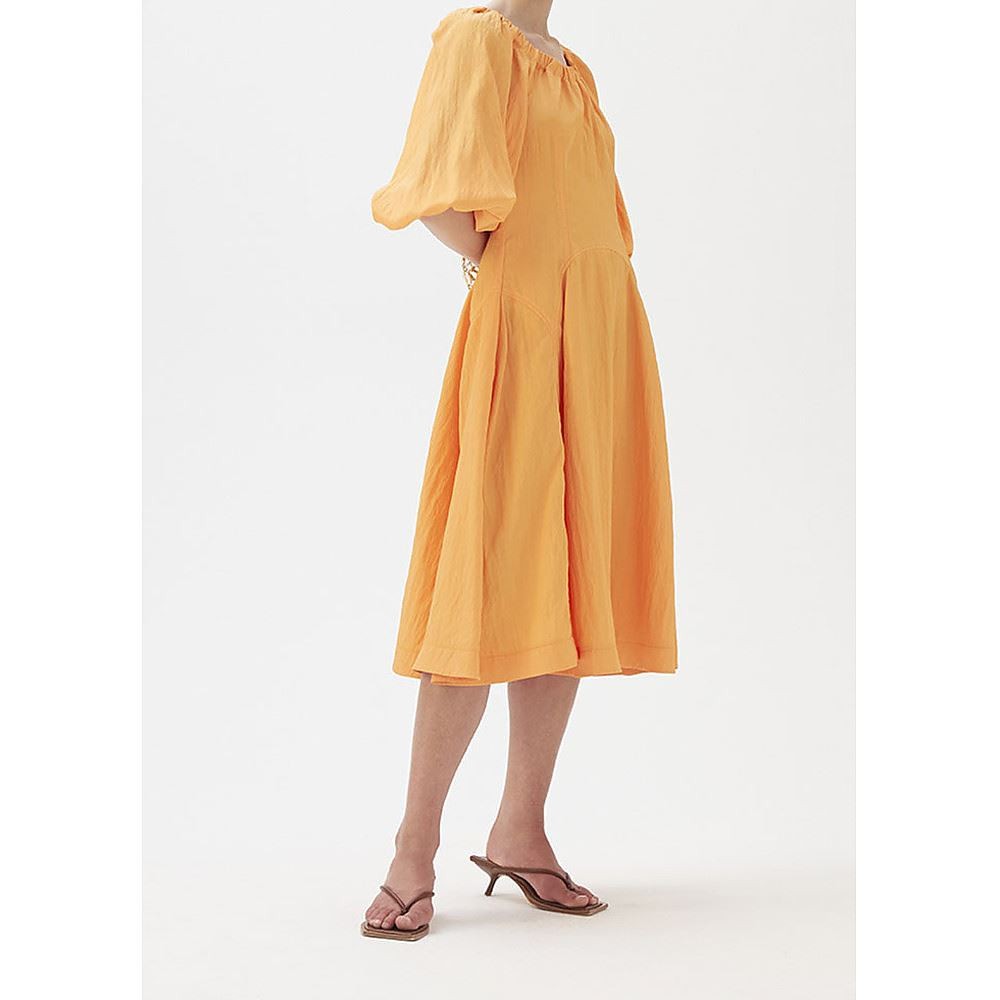 Rejina Pyo A-Line Midi Dress UK6 in Orange RRP £525