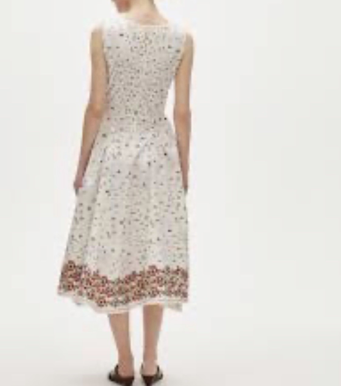 J CREW SIZE 2P V-neck dress in Map Print CT664