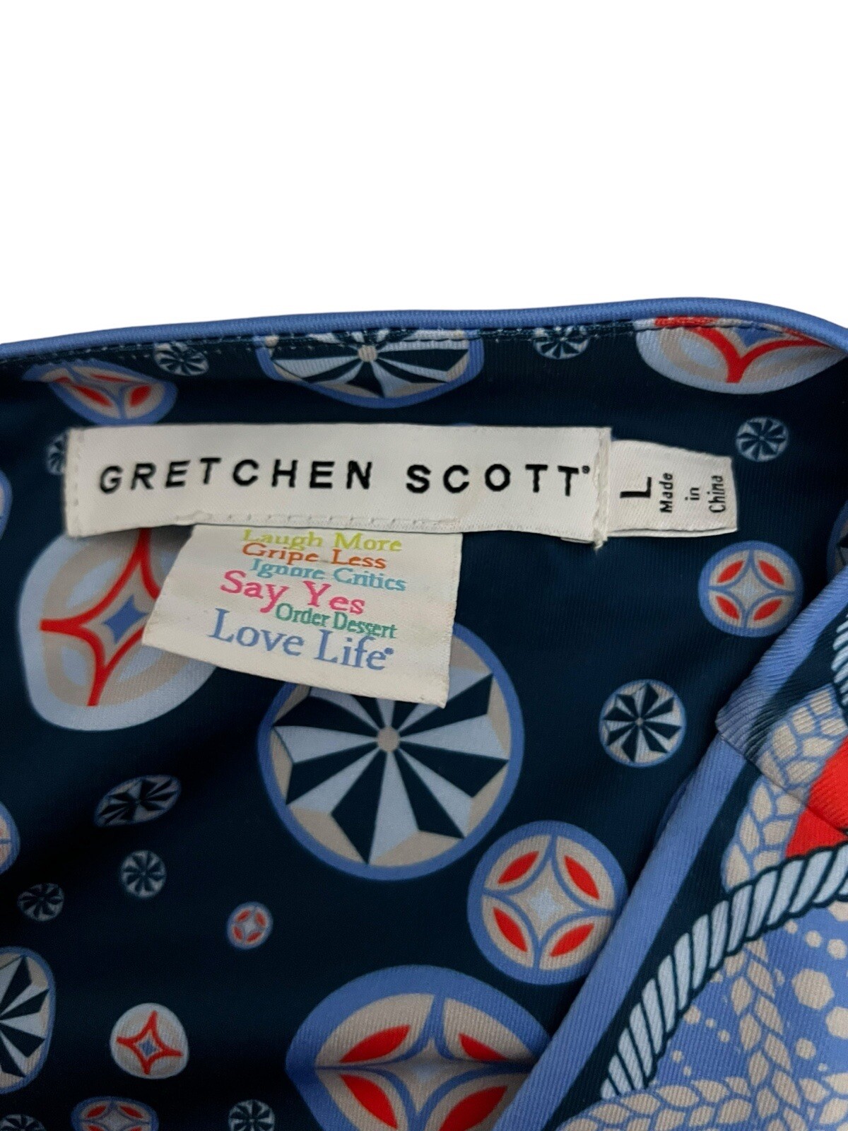 Gretchen Scott Jersey Split Neck Dress – Bordertown-Ditto Size Large