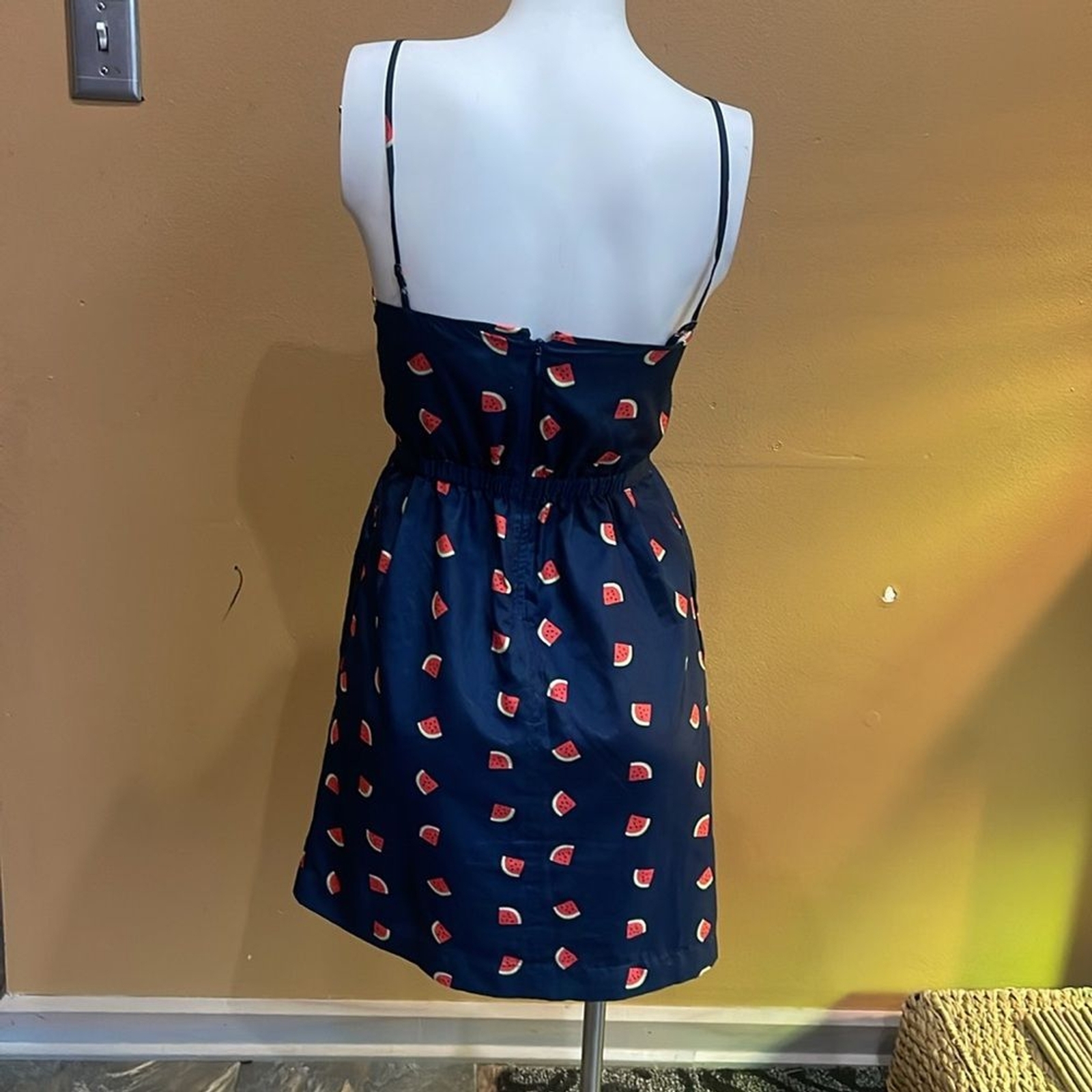 J.Crew Factory printed watermelon cami dress size 00 br br See picture for tear