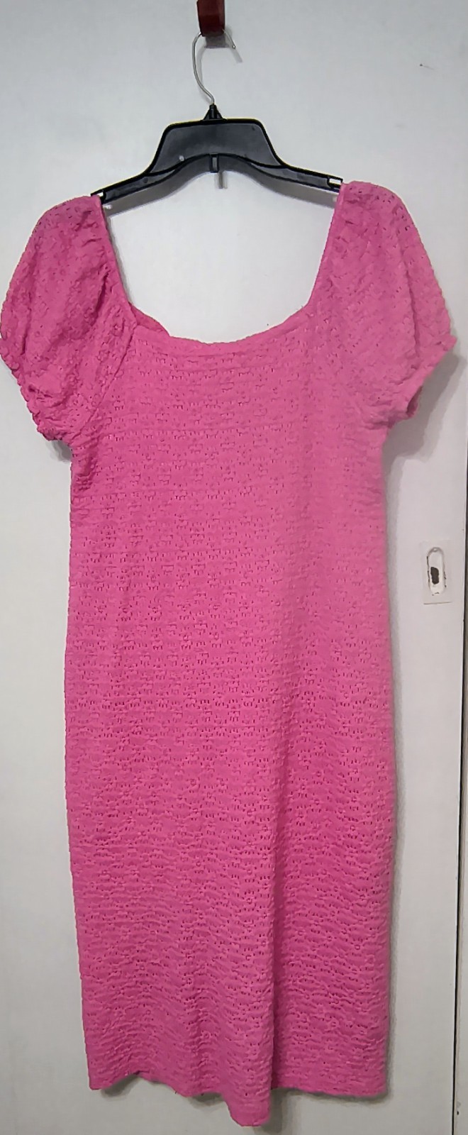 No Boundaries Pink Pico Stretch Lined Dress Size XL ( 15 To 17)