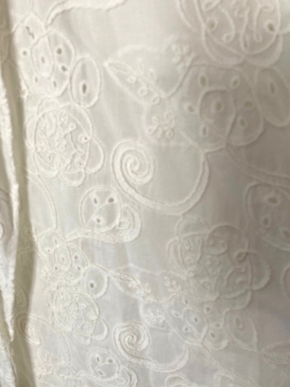 NWT Elie Tahari Fully EMBROIDERED Lined Cotton Fit & Flair Dress Sz 8 White $395