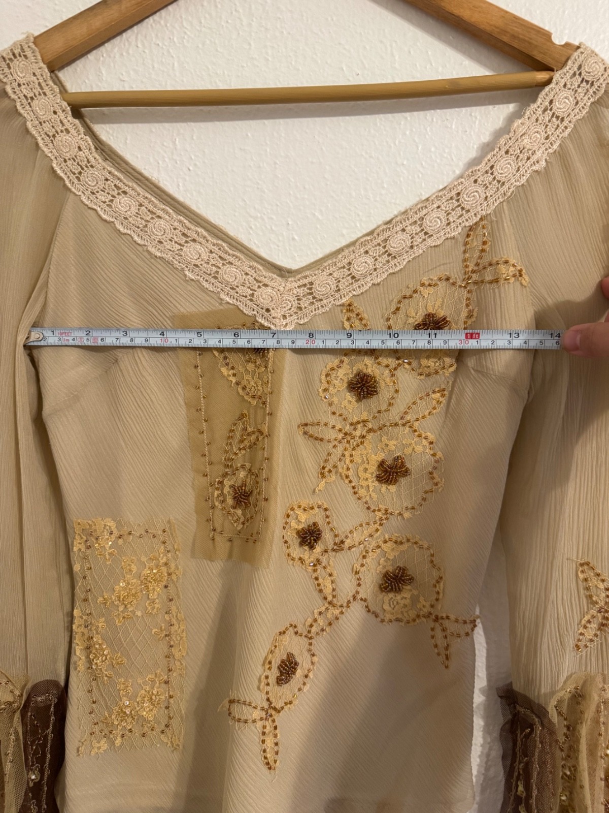 Sue Wong nocturne rare 100% silk 2 piece set beaded embroidery