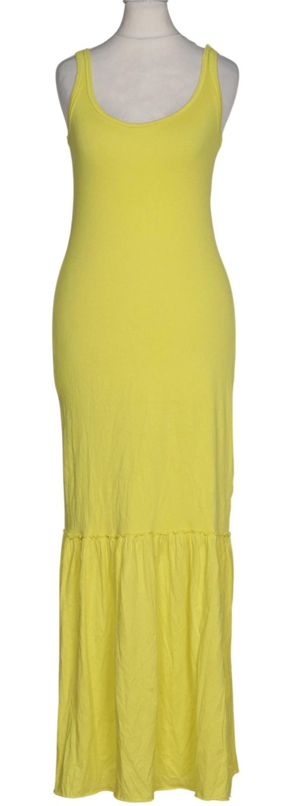Summer dress N3 yellow Marc Cain Sports 38 floor-length flounce ruffle luxury NP€130