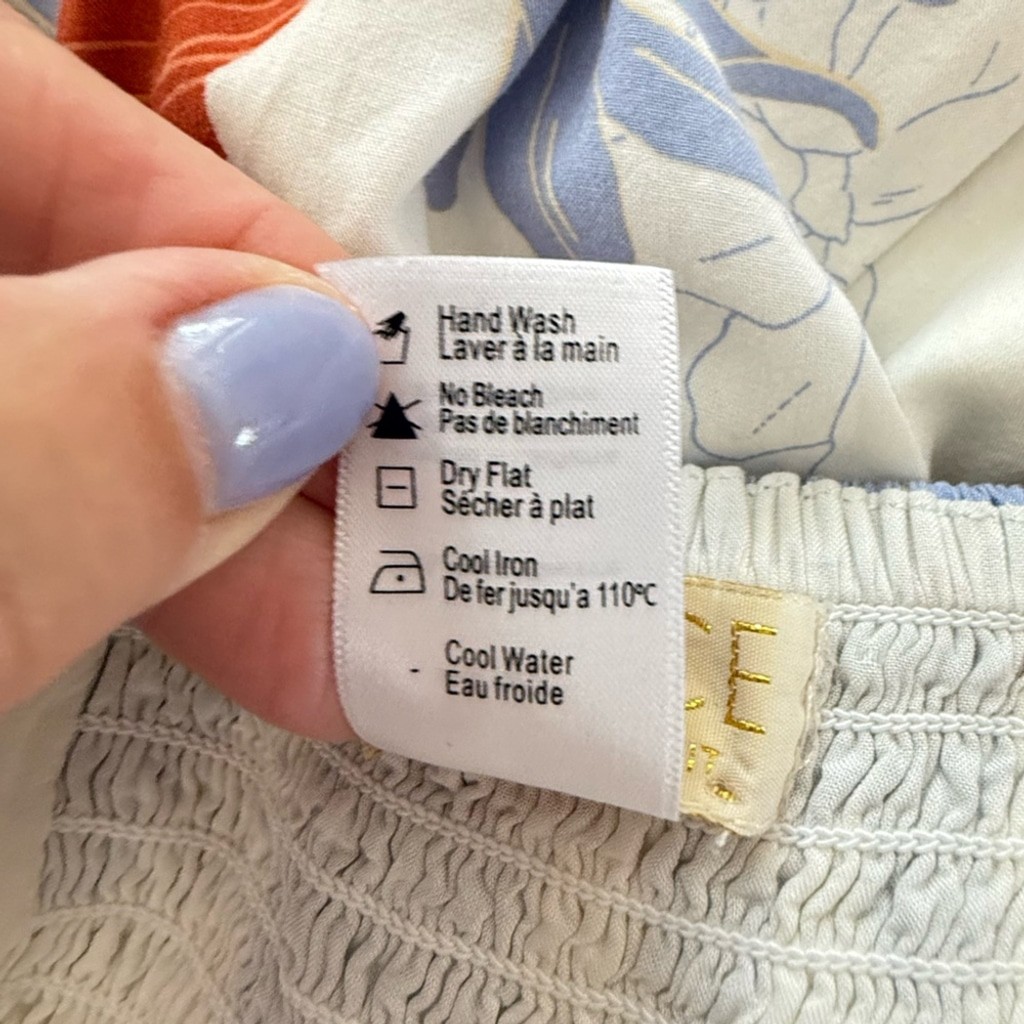 L*Space Revolve White Orange blue Mini Dress
