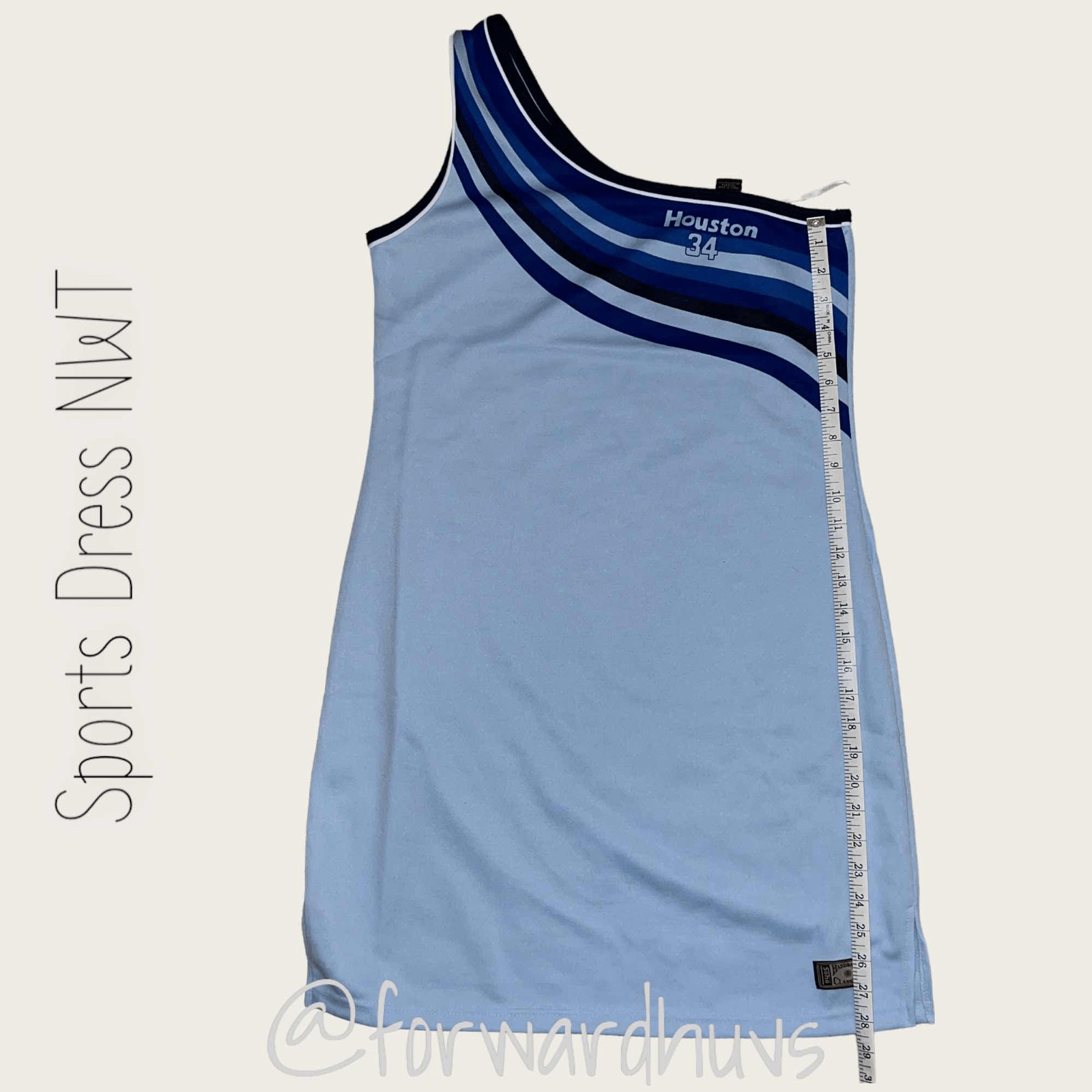 Soho Babe Hardball Classic Sports One Shoulder Dress Size Large