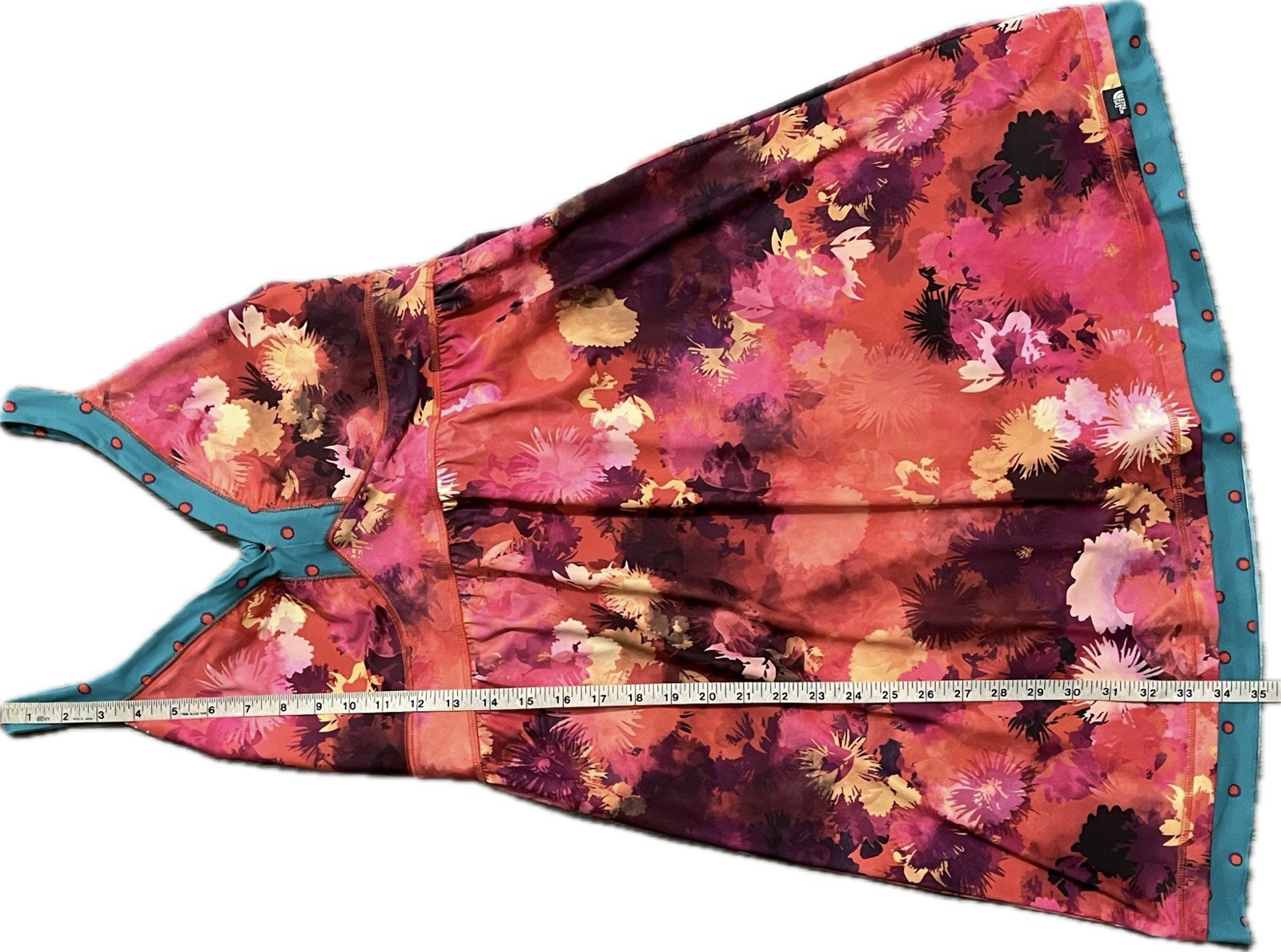 Floral Halter Sundress Fit & Flare Size L The North Face Spring Summer Tropical