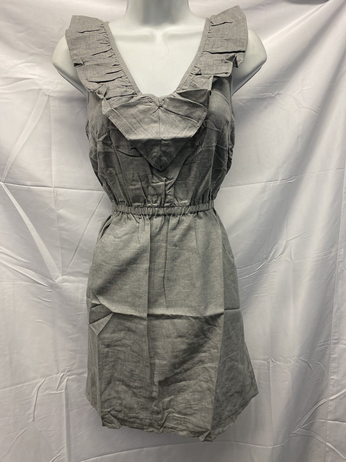 Alythea Ruffle Top Dress • Light Denim • Size M