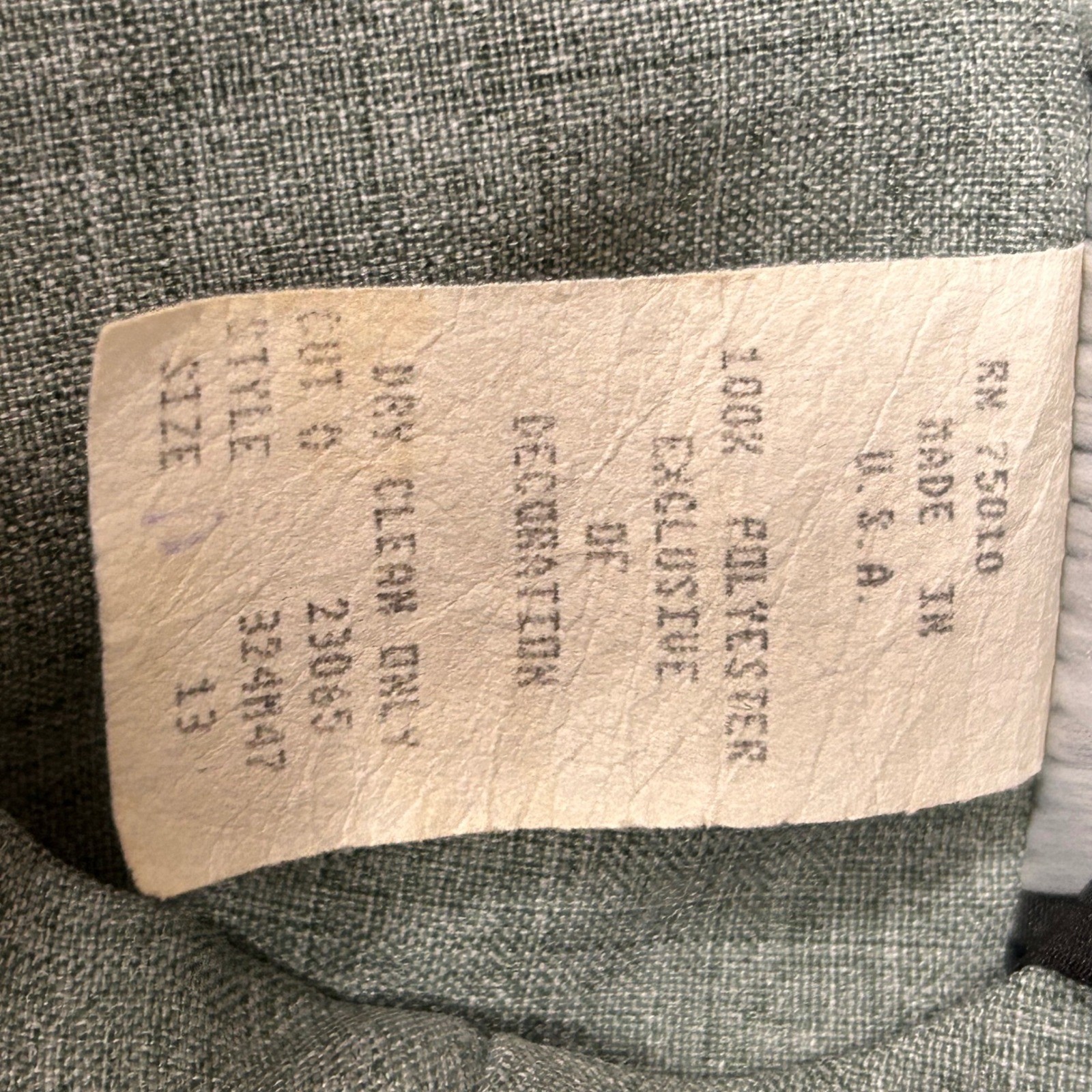 City Studio Gray Embroidered Sleeveless Dress Women’s Size 13 Career USA Vintage