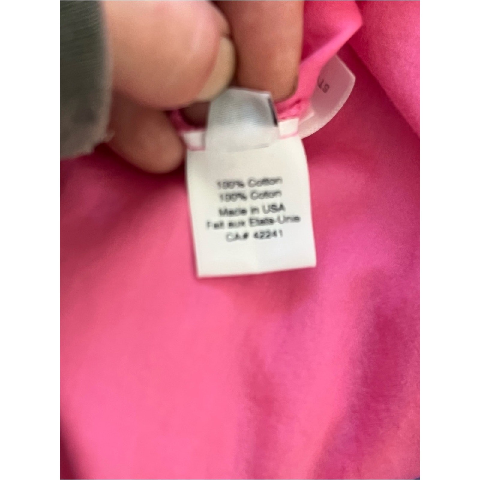 Stark X Pink Ginny Midi Elastic Waist Cotton V Neck Pockets Dress Size Small