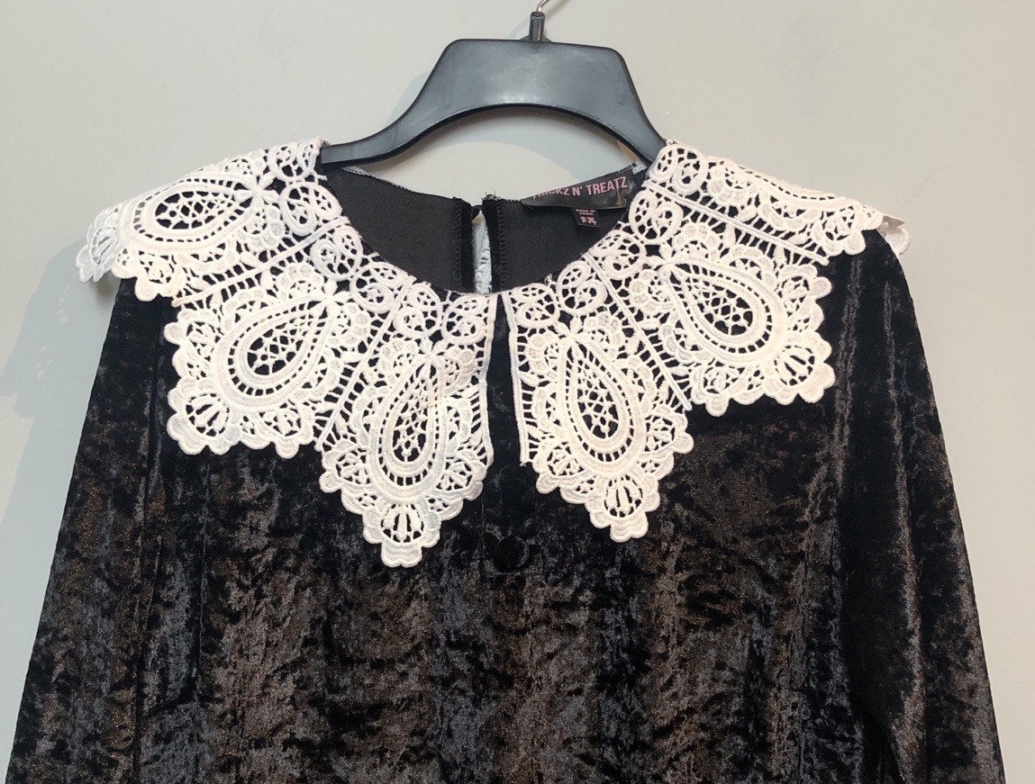 Dolls Kill Teenage Witch Black & White Dress Costume Size 1x NWT Blogger Maid