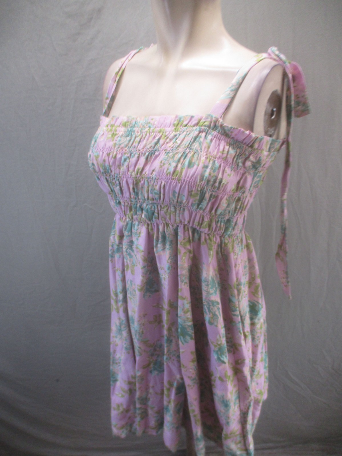 NWT Judith March Size M Womens Multicolor Floral Ruffle Beauty Sundress 287