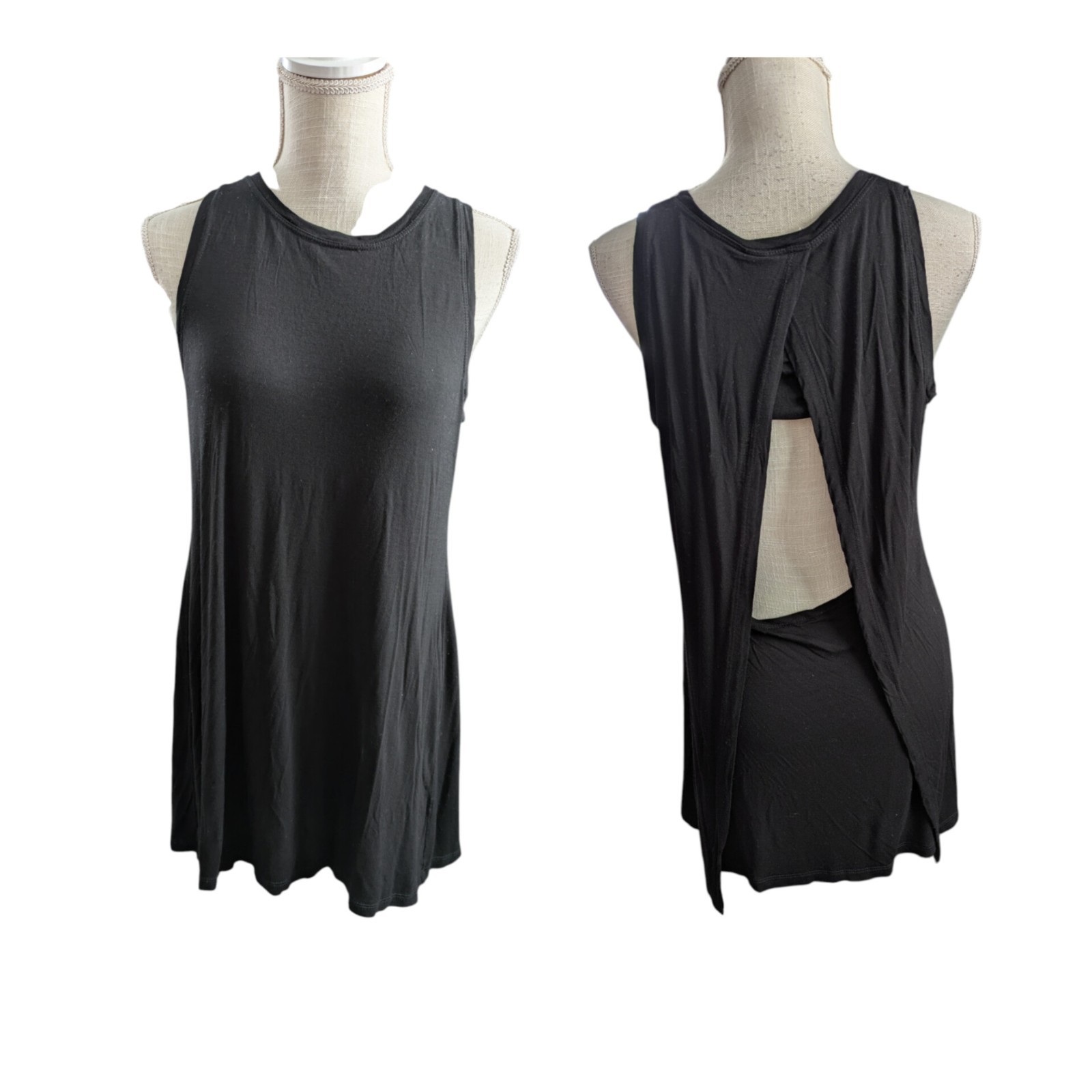 A.L.C. Black Sleeveless Mini Dress Cut Out In Back * See Notes For Size