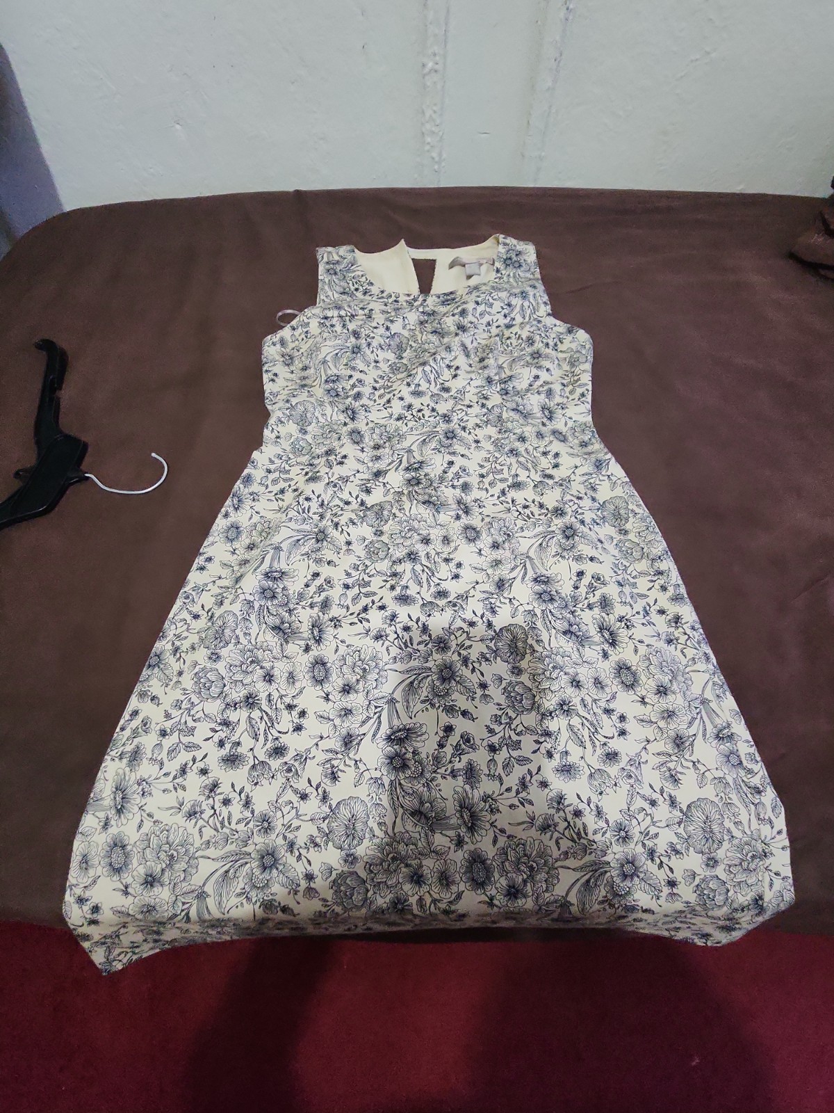 Forever 21..beautiful Print Dress. Black + Bone. stretch..cotton Blend. Sz. Xs.