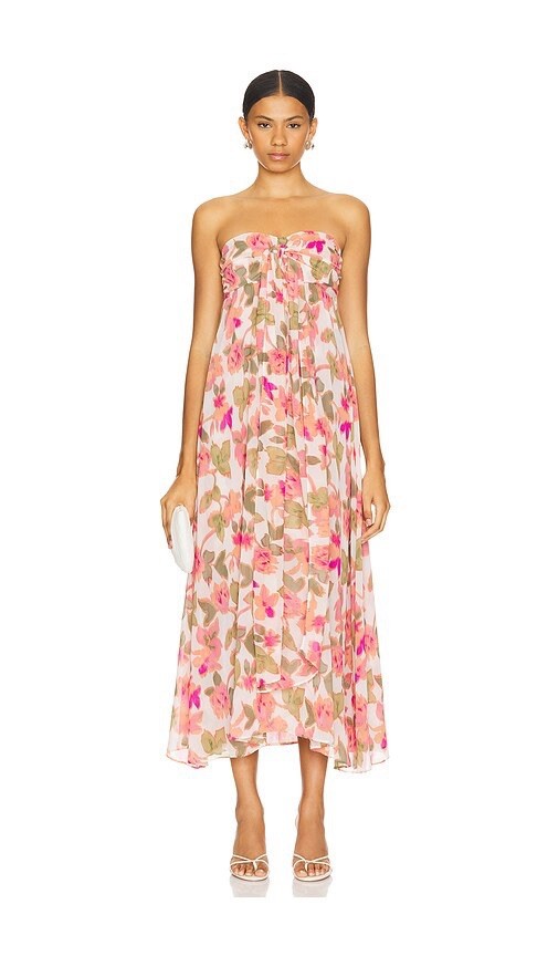 MISA Emine Midi Dress Convertible! -Sonoran Flora – Size XS – NWOT!