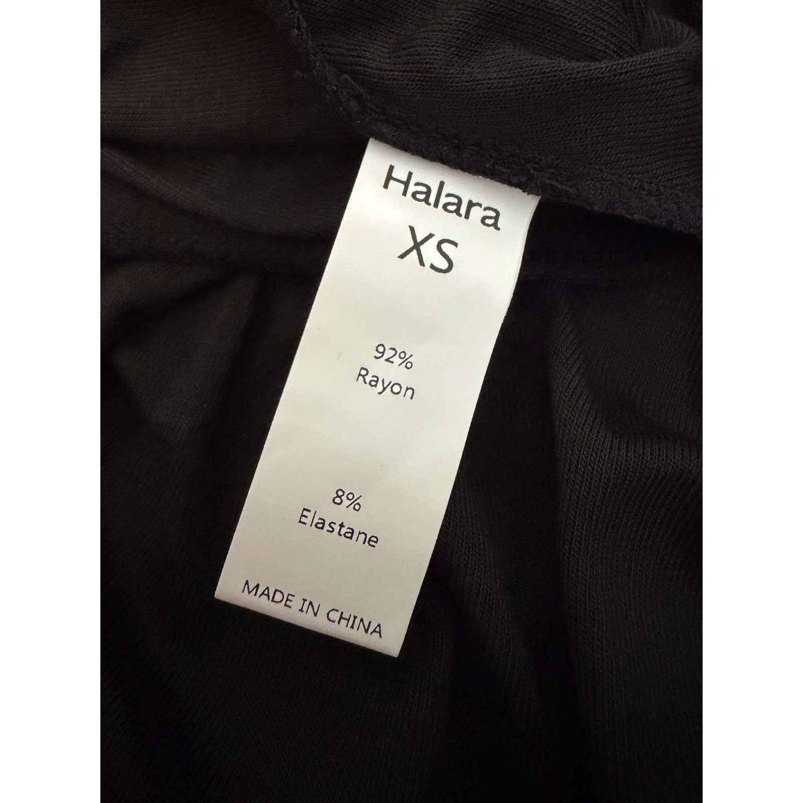 Halara Black Active Dress Spaghetti Strap Lace Up Back Asymmetrical Hem NWT XS