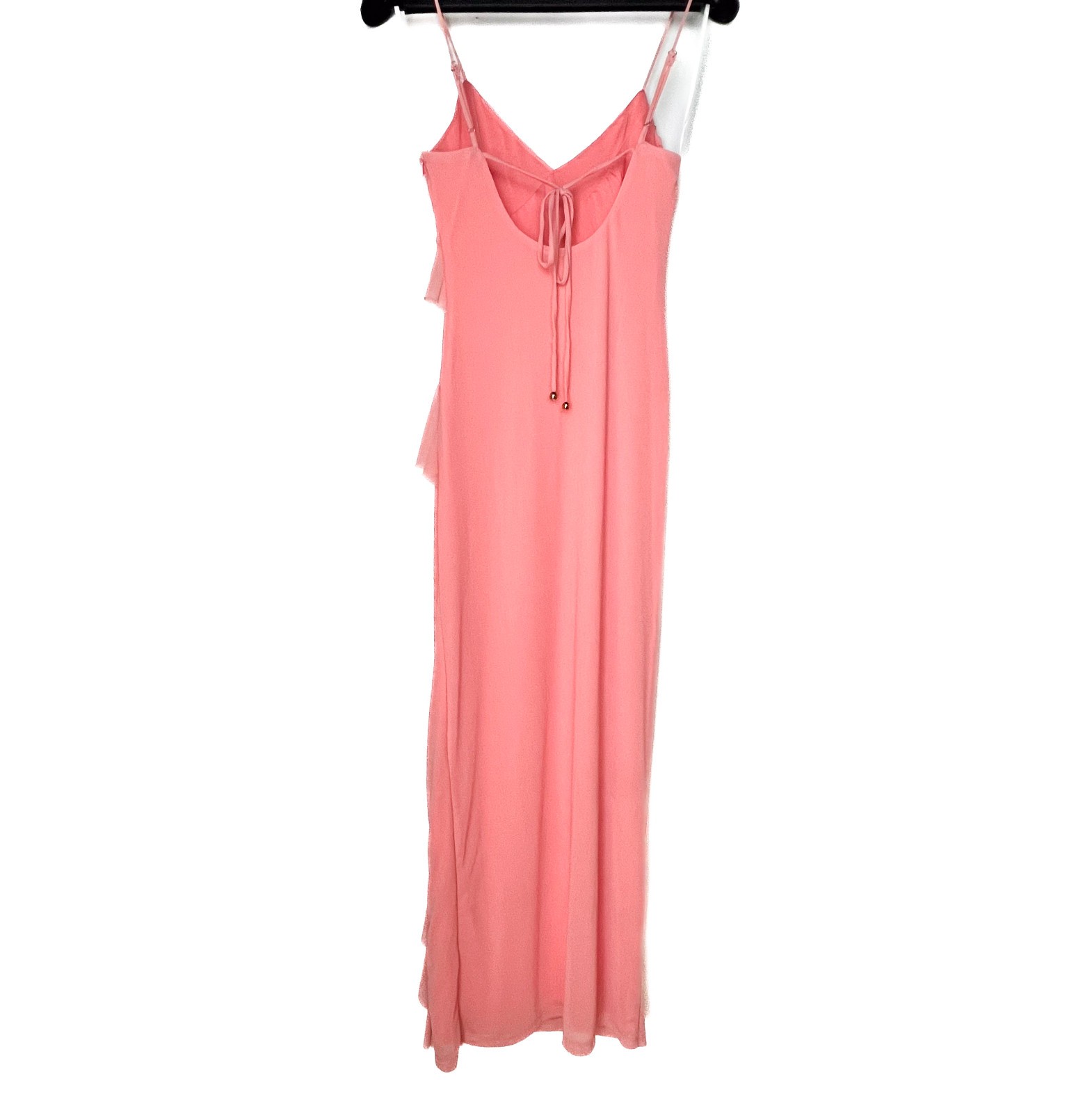 NWT Billy J Chantal Pink Maxi Dress Size 8 Y2K Tiered Ruffle Romantic Summer