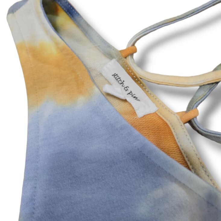 Stitch & Pine Dress Size Medium Women’s Sleeveless Dress A-Line Dress Tie Dyed