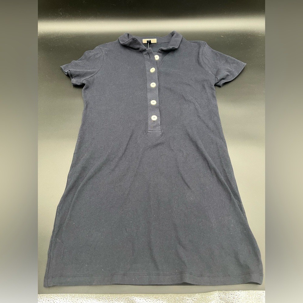 Universal threads Navy knit mini shirt dress size S. Short sleeve 5 buttons NWT