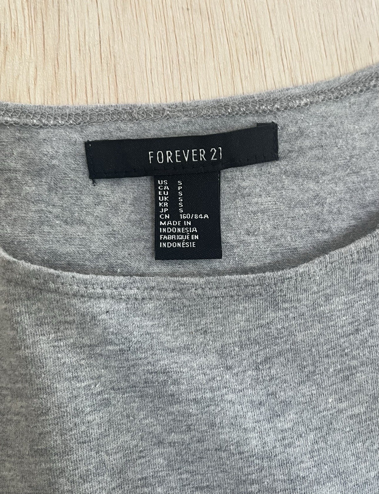Forever 21 Gray Solid Knit A-Line Sleeveless Short Dress Size S Versatile, Y2K