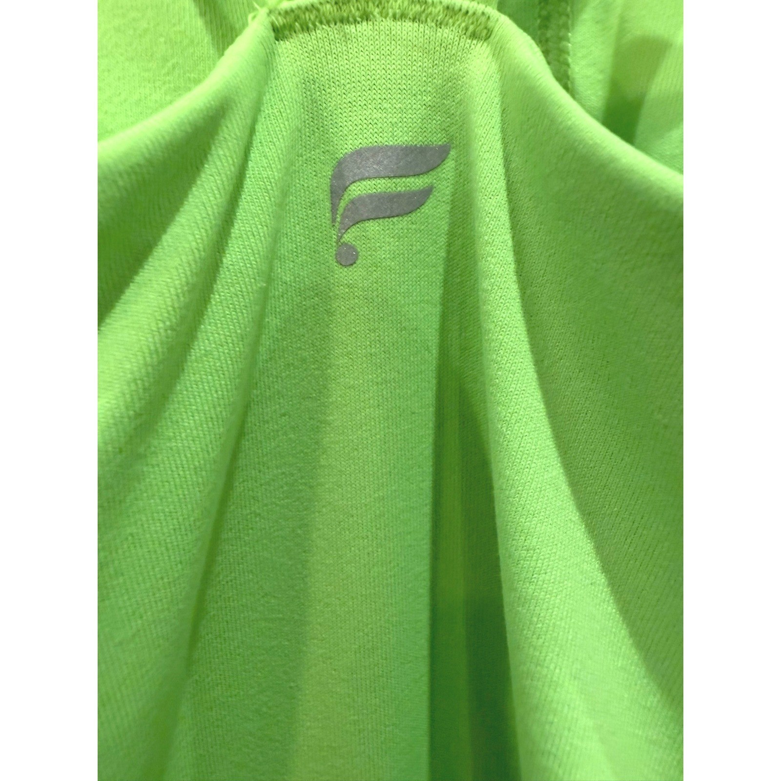 Fabletics Neon Lime Green Active Sports Dress with Built-in Shorts & Pockets XL