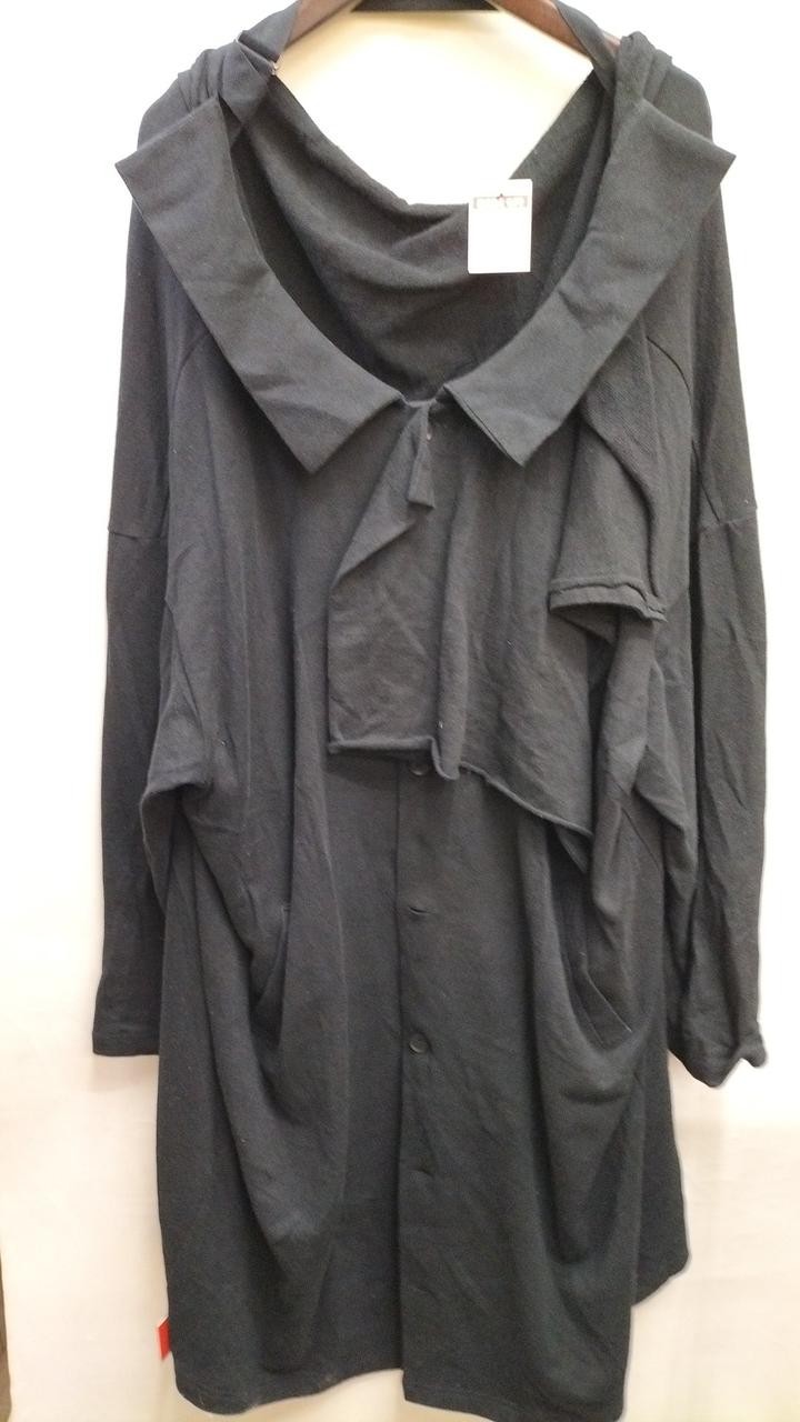 Yohji Yamamoto Long Sleeve Dress Black Size 2 40 Inches