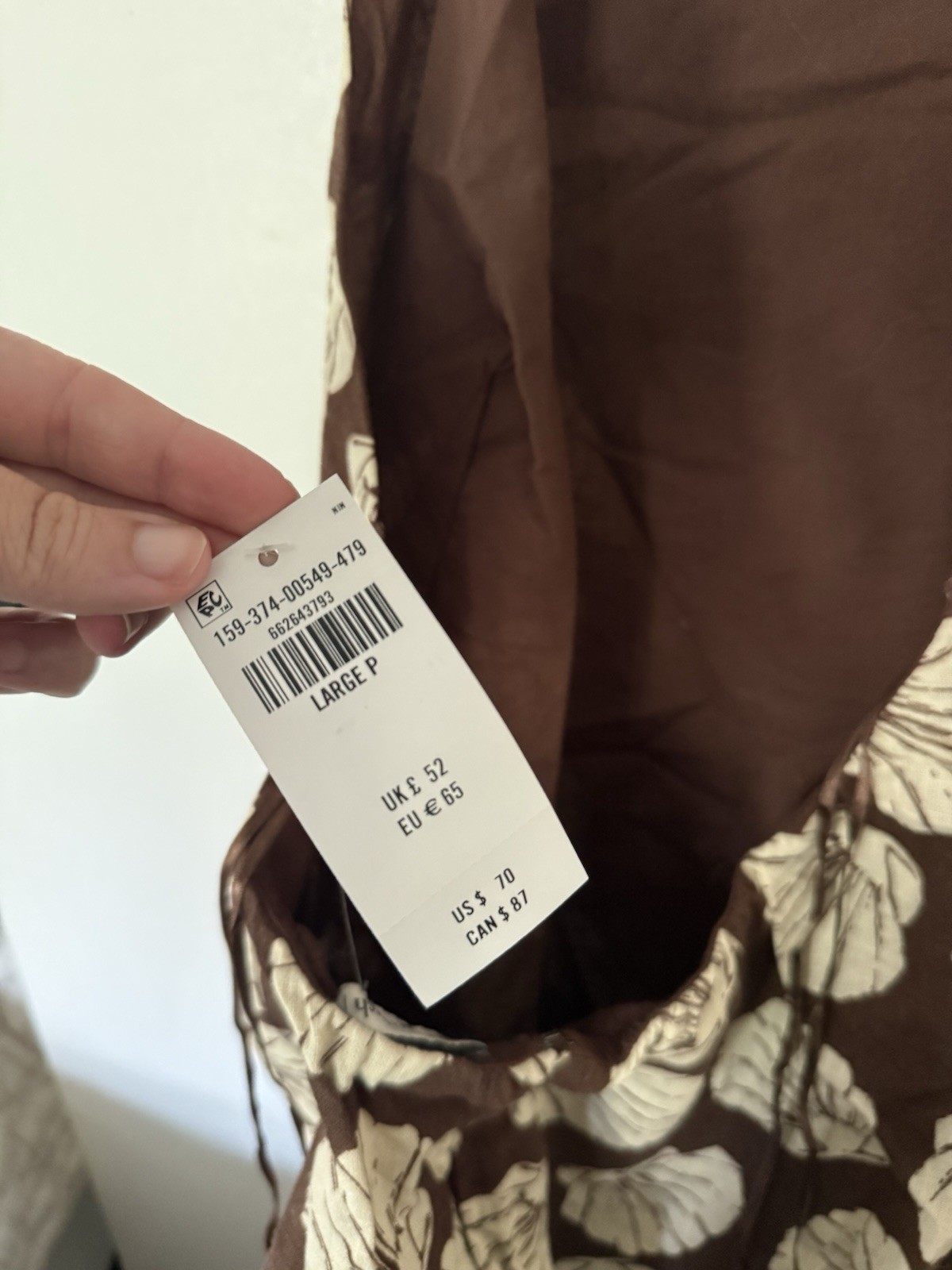 NWT Abercrombie & Fitch Shell Halter Mini Dress Large Petite