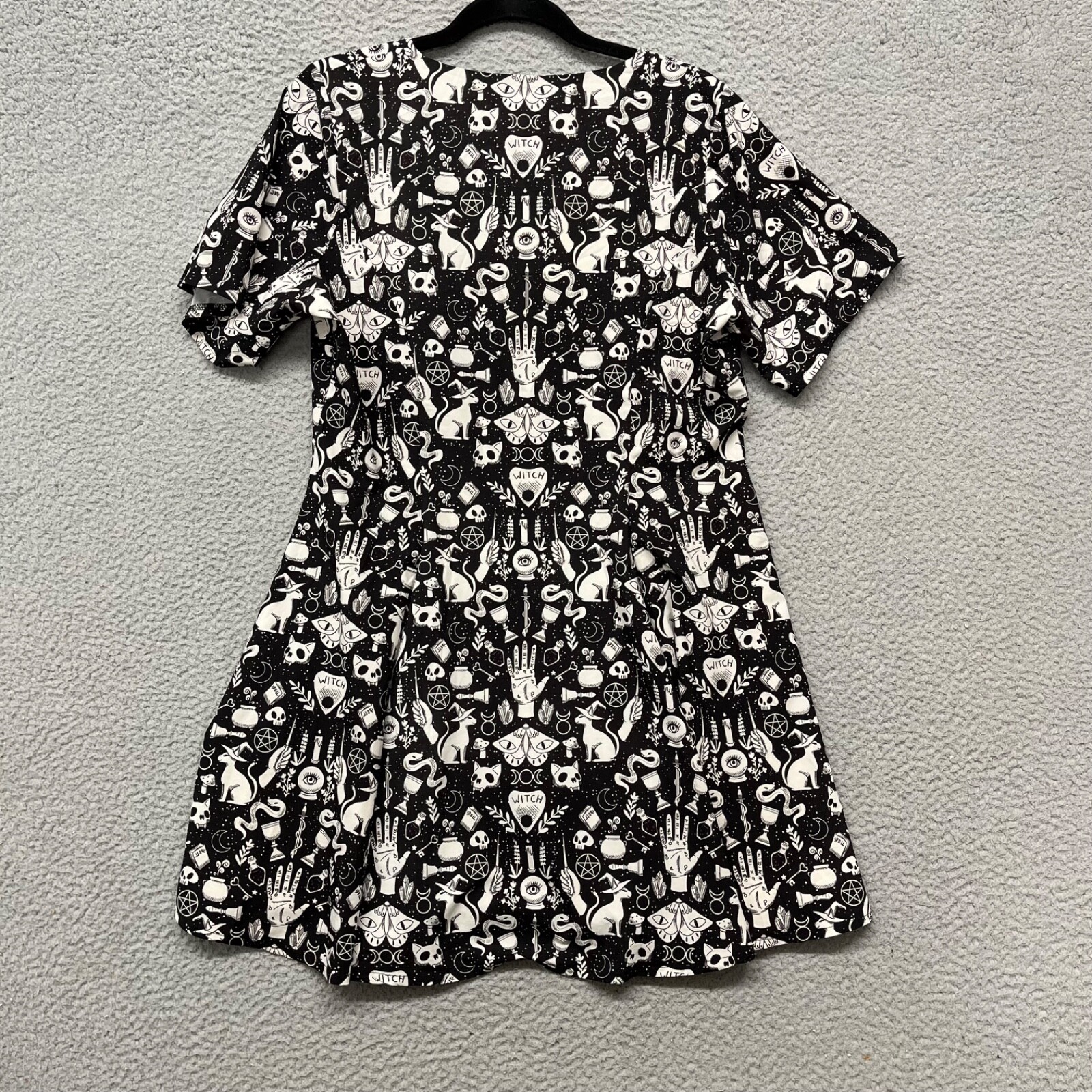 Blackmilk Dress Womens M Black Cat Witch Spells Snake Potions Whimsygoth Lolita