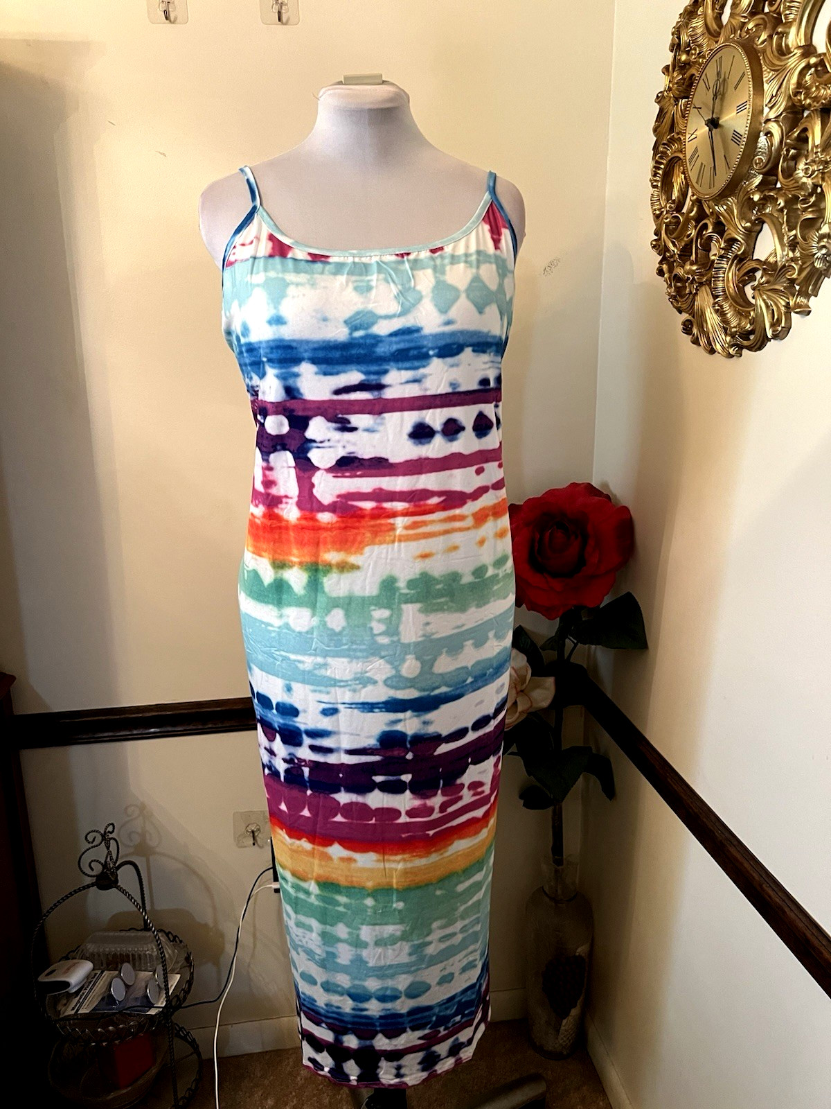 Womens Multicolor Tight Sexy Hip-wrapped Suspender dress Plus 5Xl