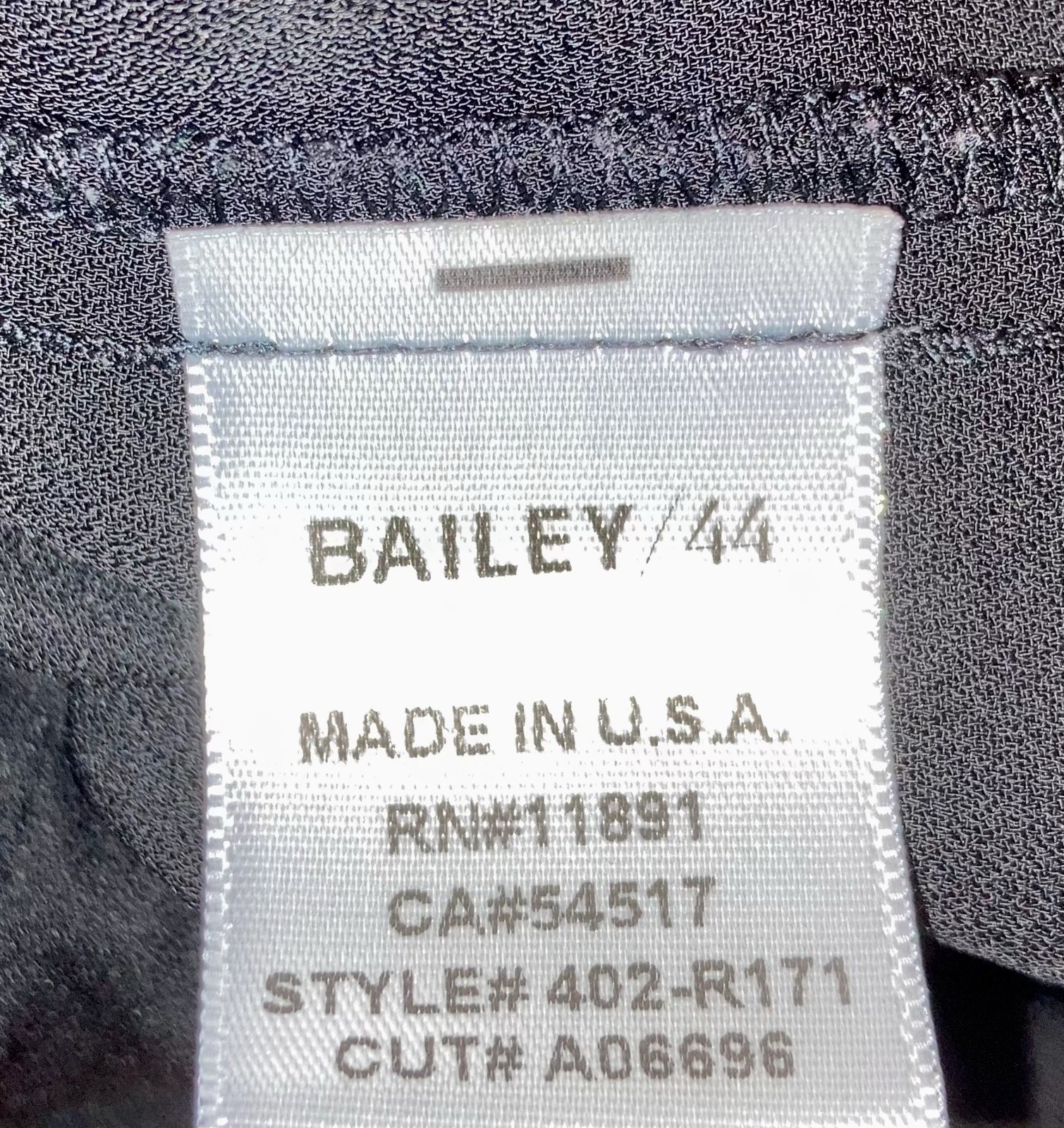 Bailey 44 Black & White Stripe Print Sleeveless Collar Shift Dress Medium