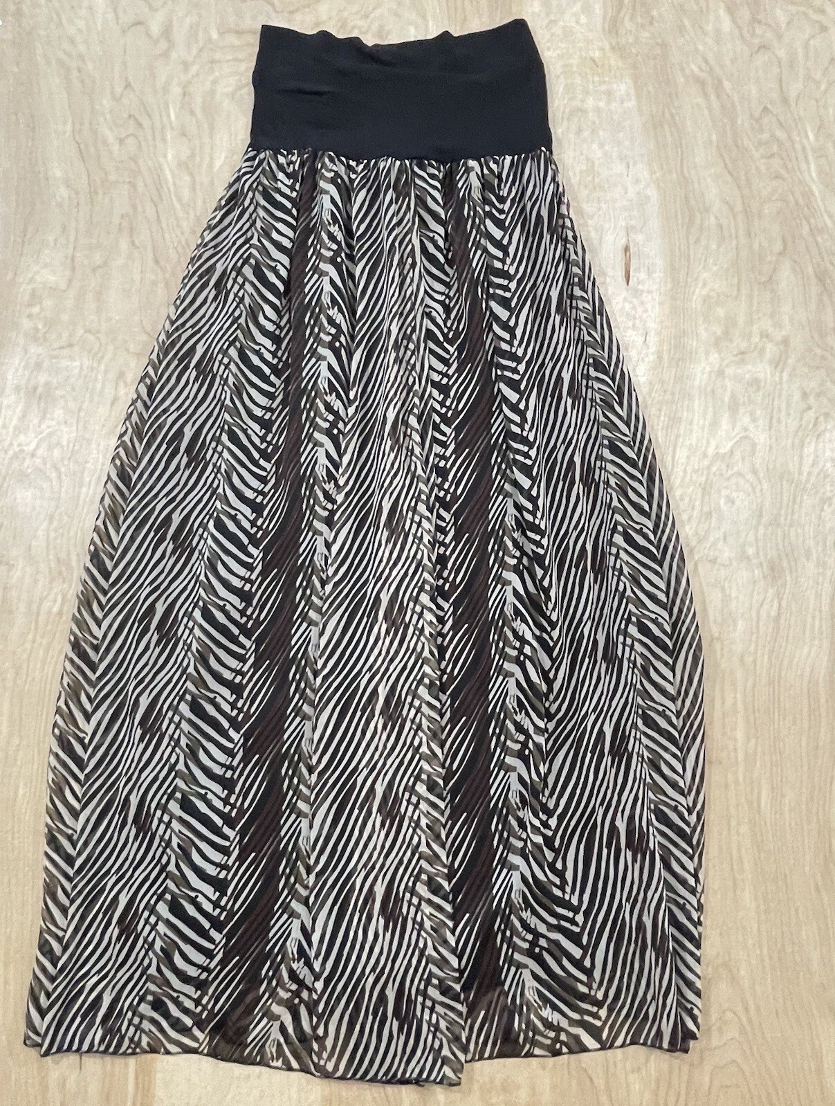 GRACE ELEMENTS Convertible Skirt Dress Boho Long Dress Size M Brown Multi NWT