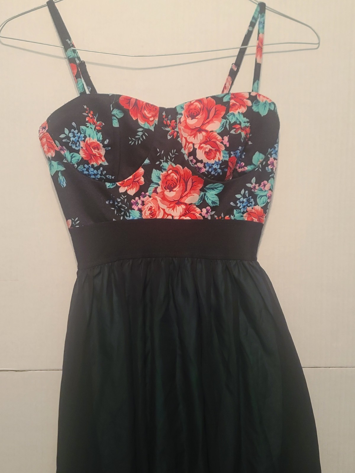 Wet Seal Long Lace Dark Green Dress