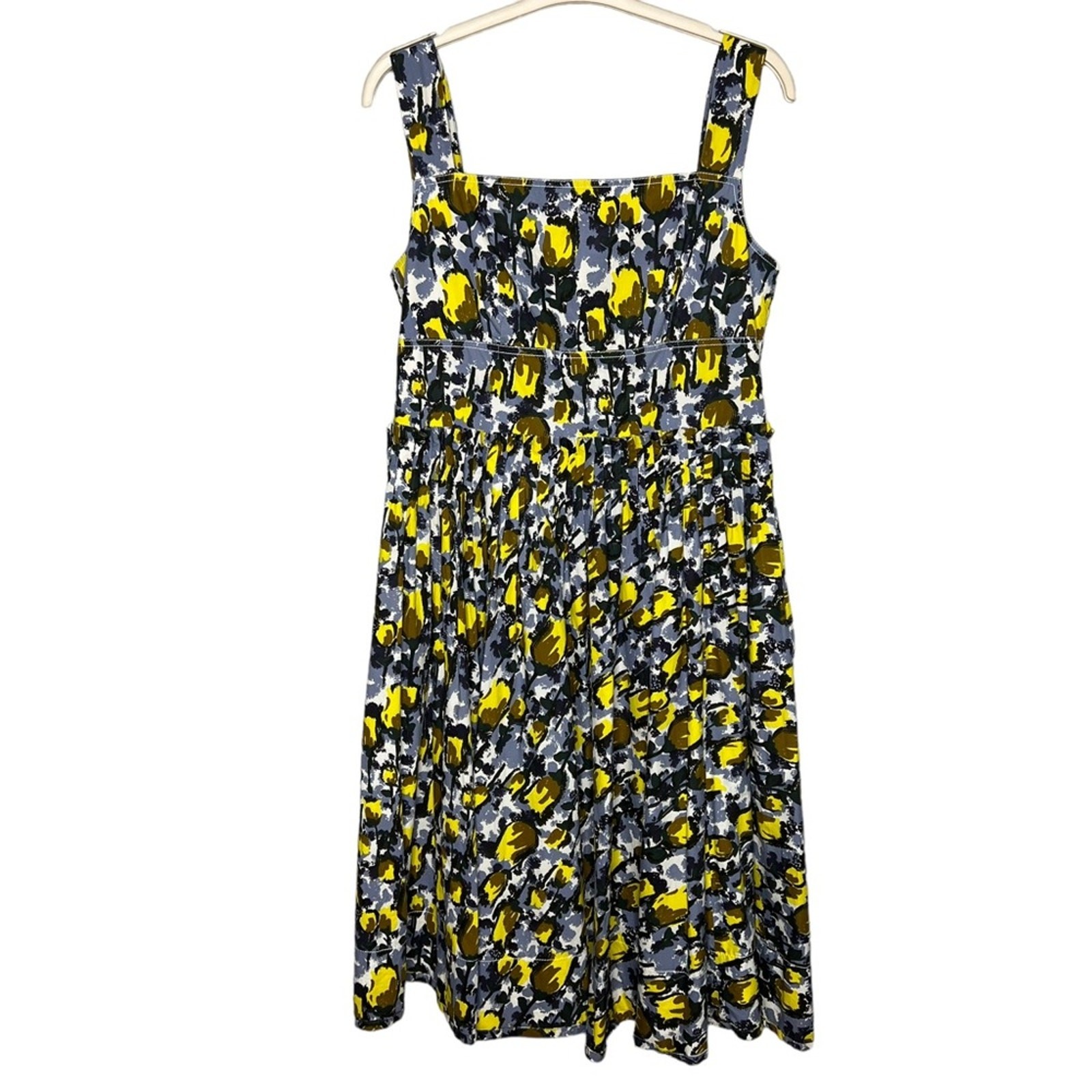 Marni Citrus Full Skirt Dress