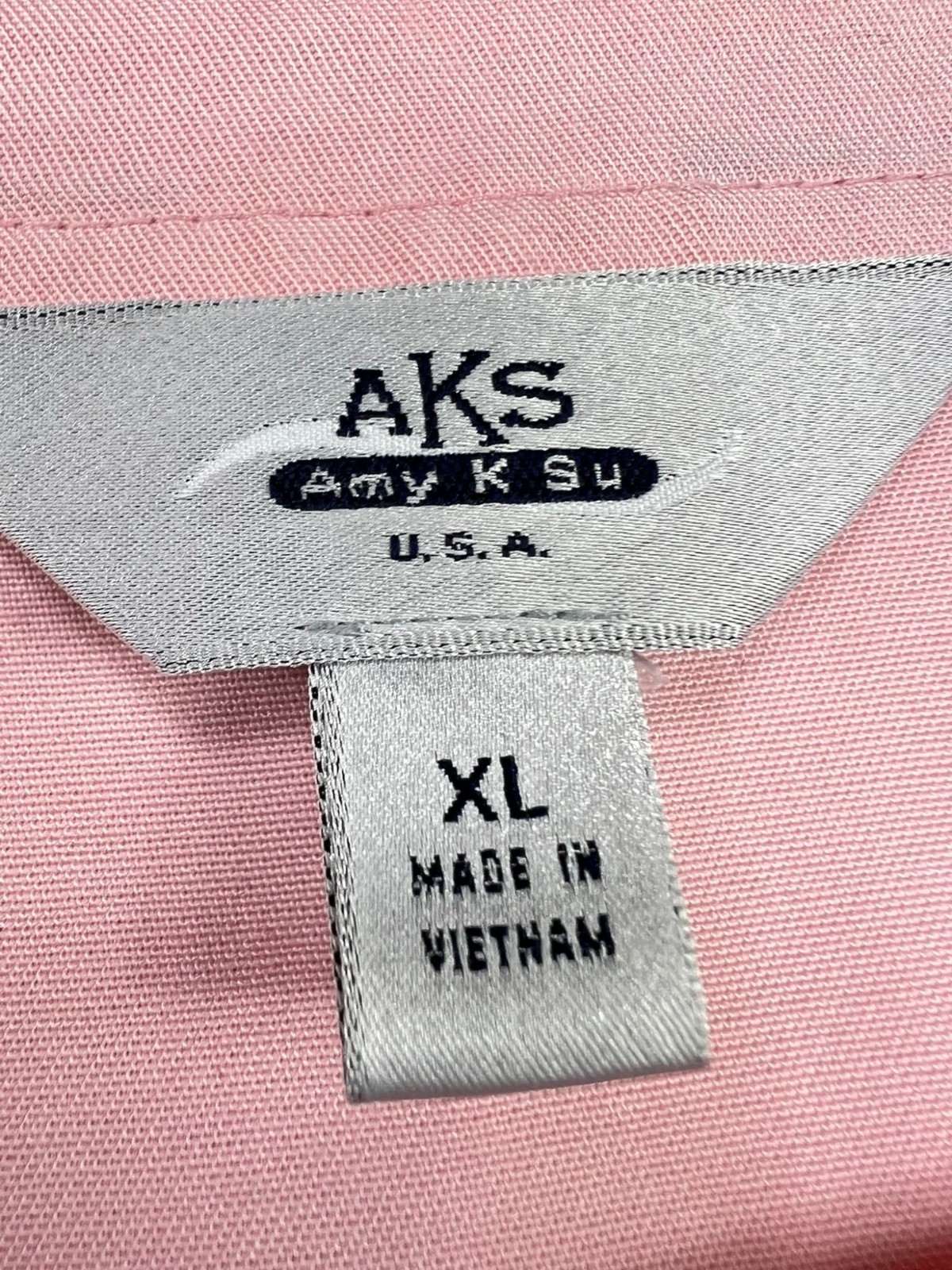 AKS Amy K Su Womens Minimalist Maxi Dress Sleeveless Stretch Size XL Pale Pink