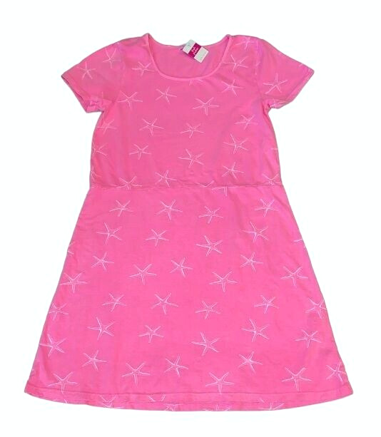 FRESH PRODUCE XXL Cosmos PINK STARFISH $75 SADIE Jersey Cotton Dress NWT XXL