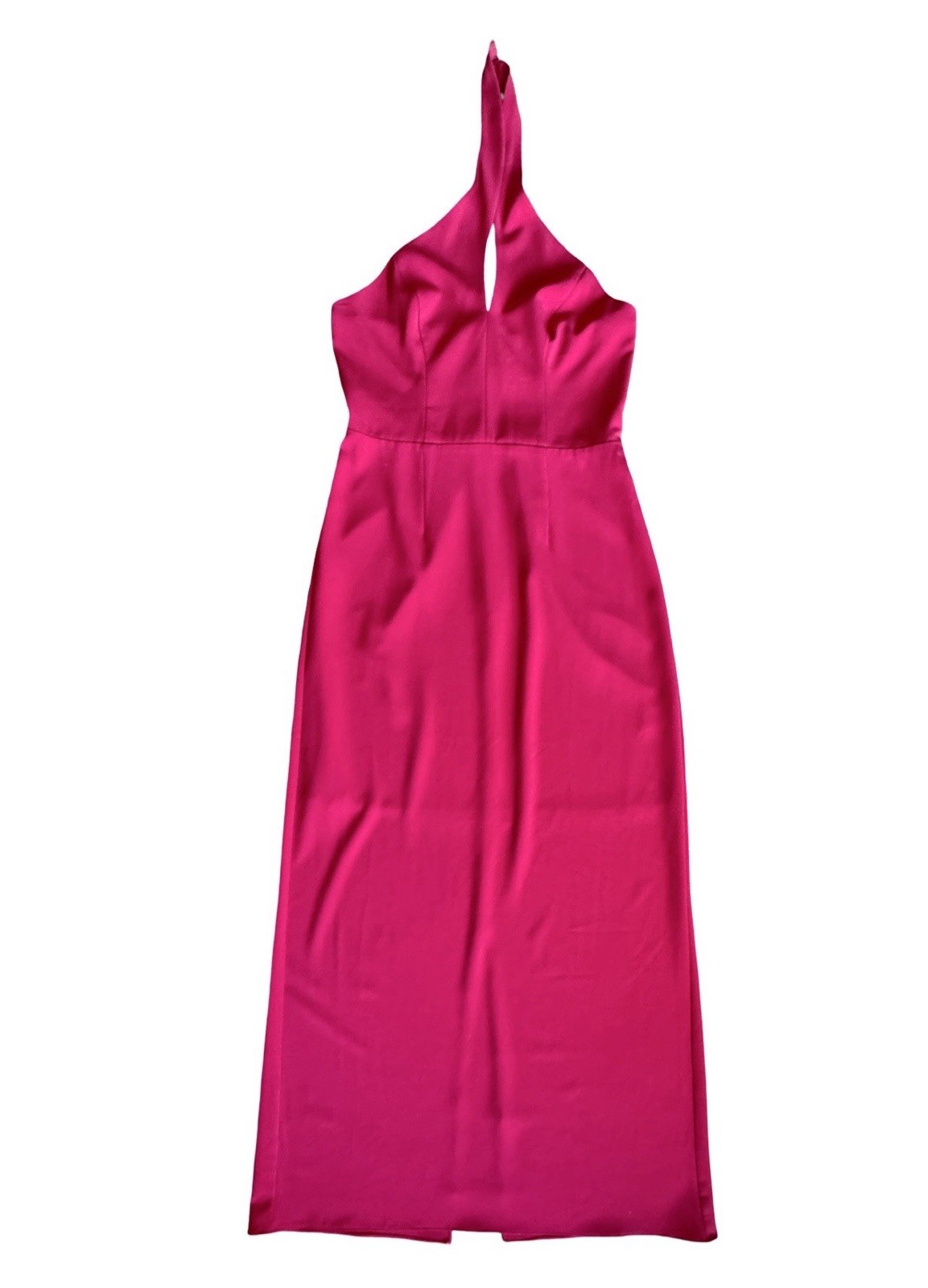 Ali And Jay Red Maxi Halter Top Zip Back Dress Cocktail Feminine Dressy Occasion