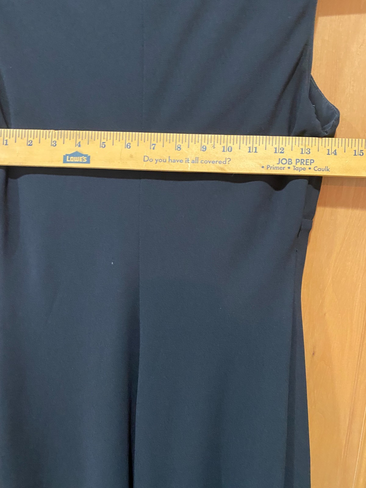 Connected Apparel Black High-Low Sleeveless Self-Lined Dress – Size 8