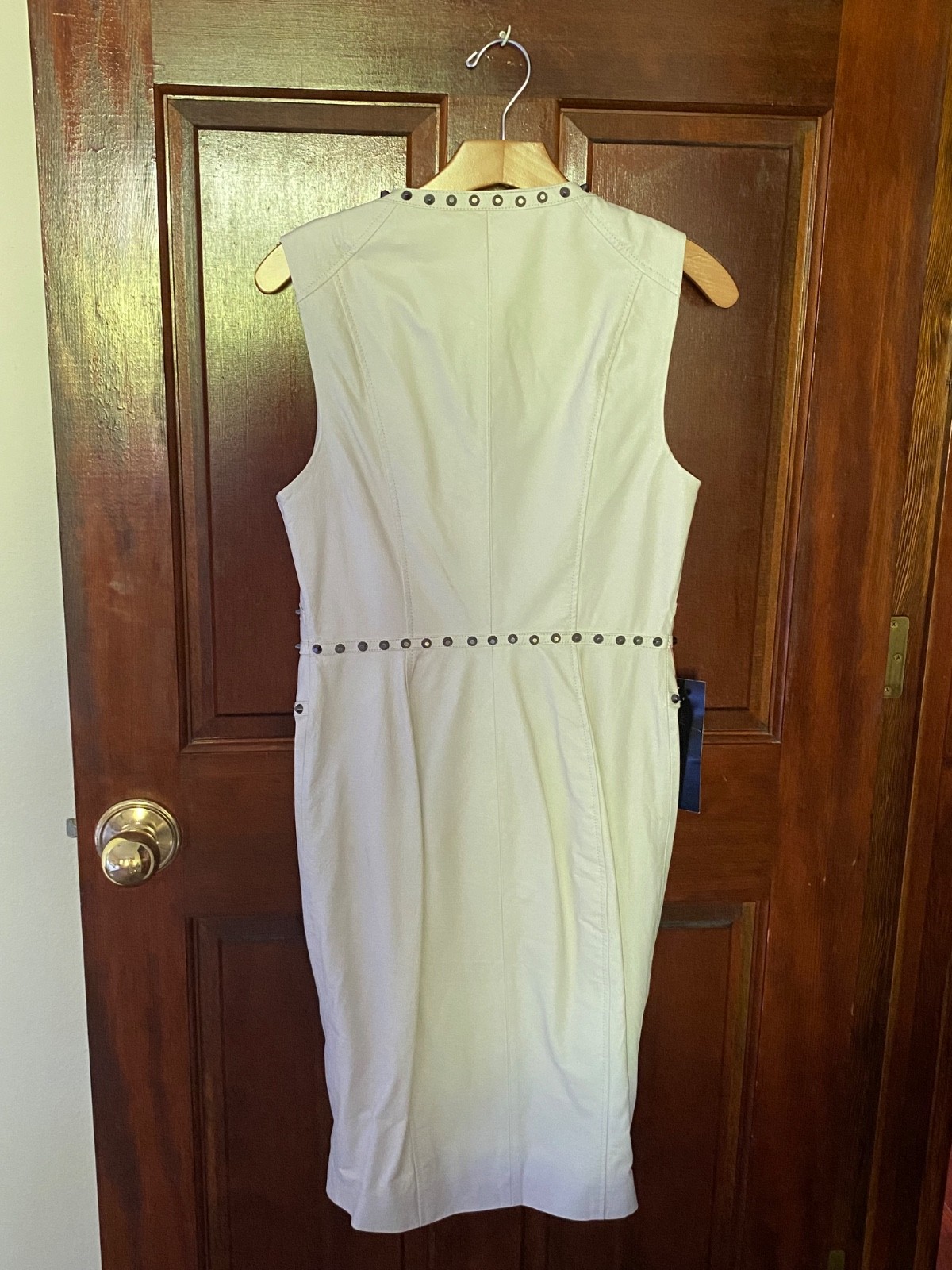 Bebe Studded Leather Women Dress