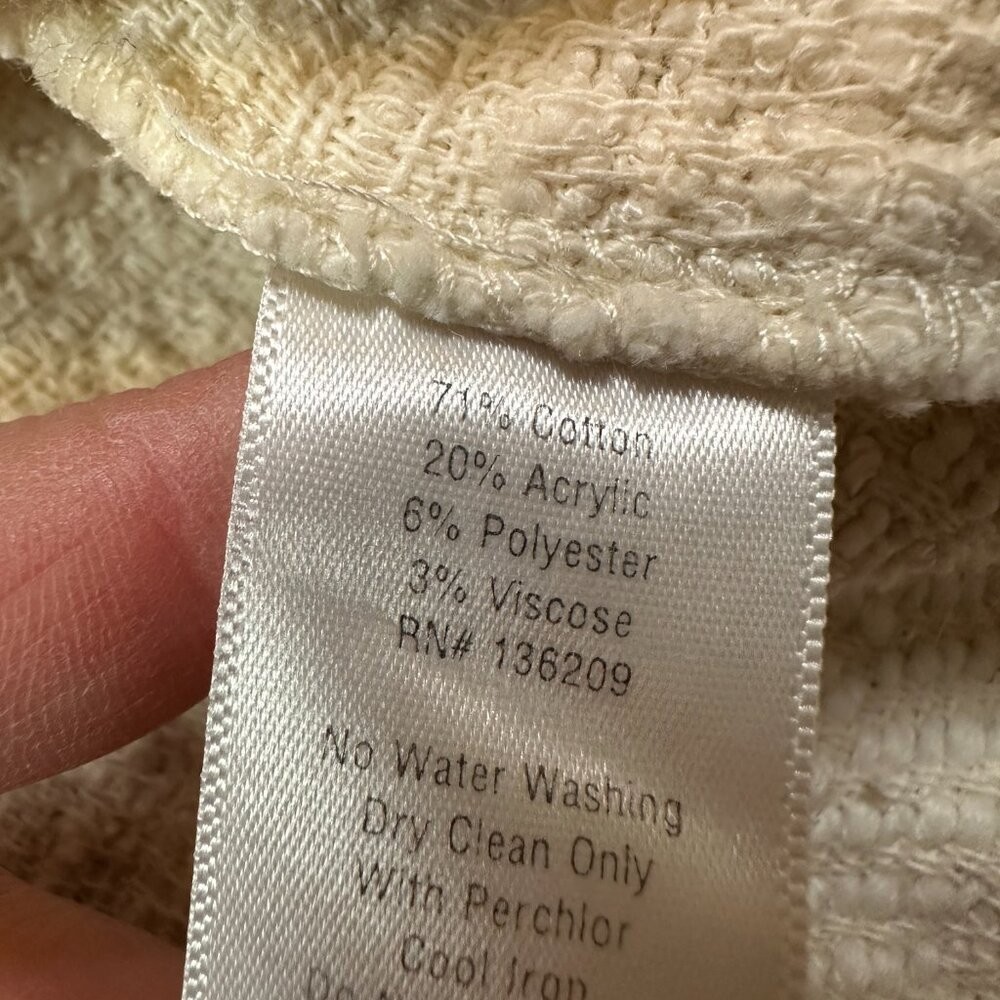 HATCH Maternity Shift Mini Dress White Thick Stitch Women’s Size 1