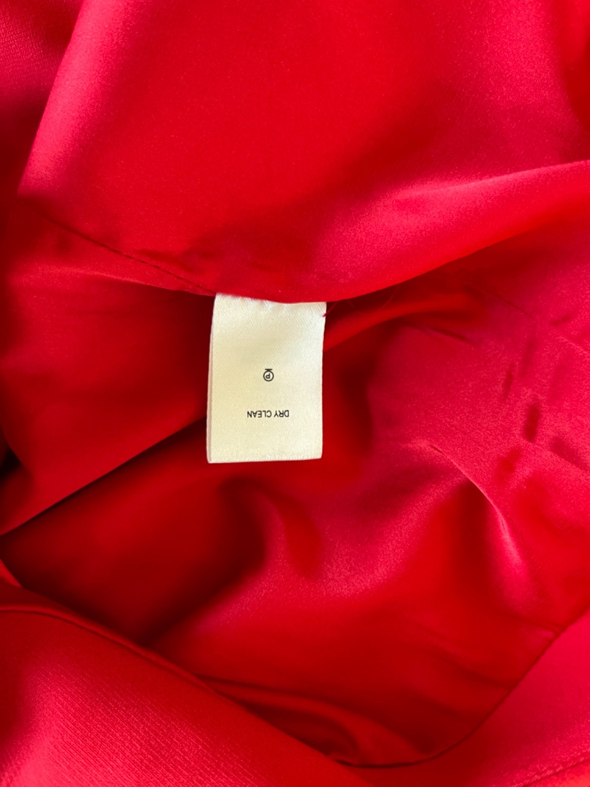 Lovers + Friends Artemis Gown Sz red large Rosette Wedding Guest Party