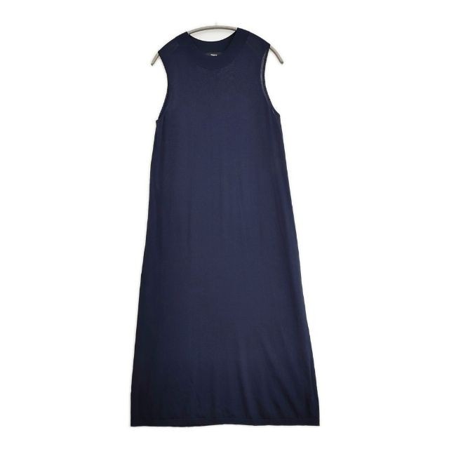 theory Rayon blend sleeveless knit dress HIGH NK DR NEW DRESS UP Navy 6-0621M∞